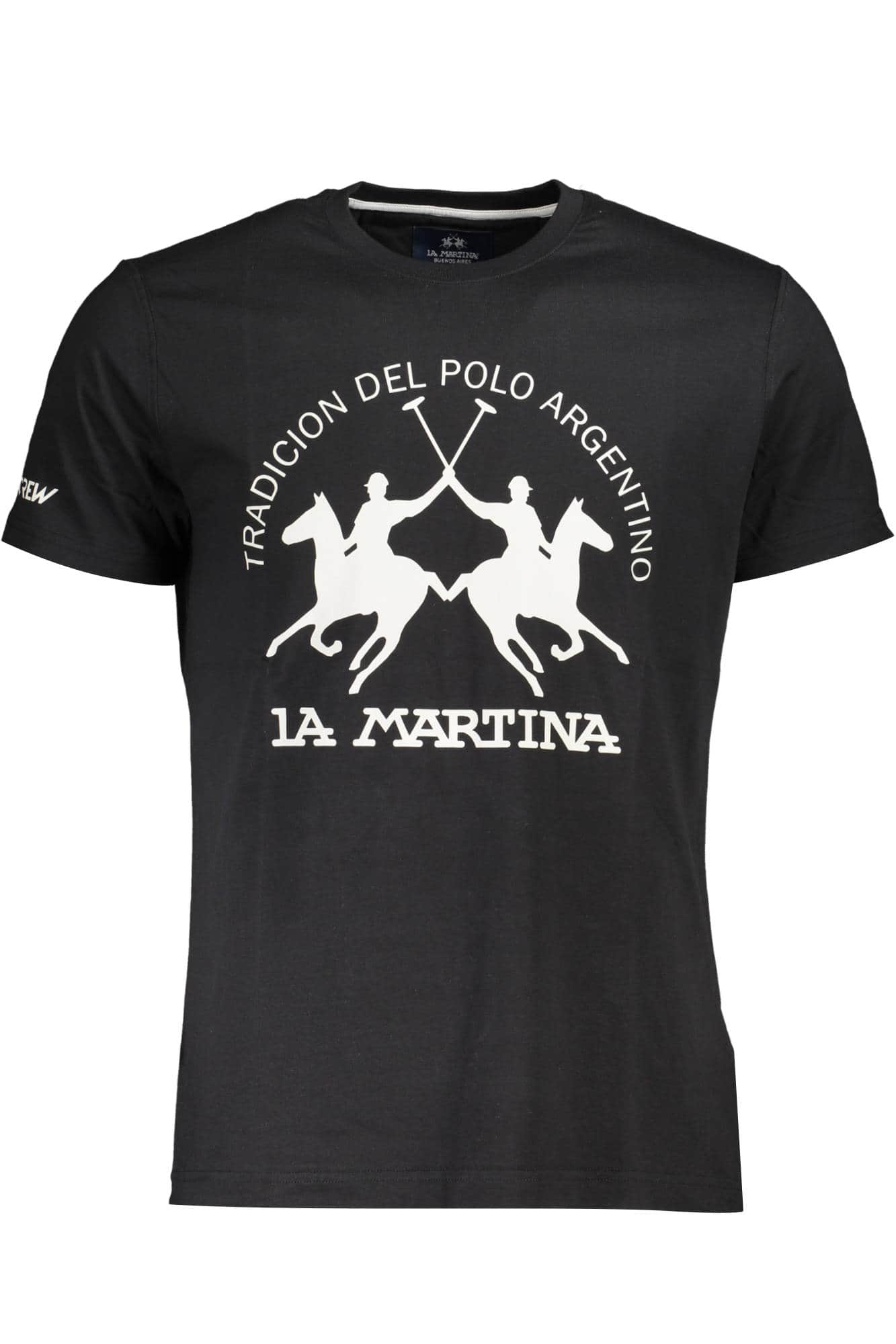 La Martina hombre manga corta t-camisa negro