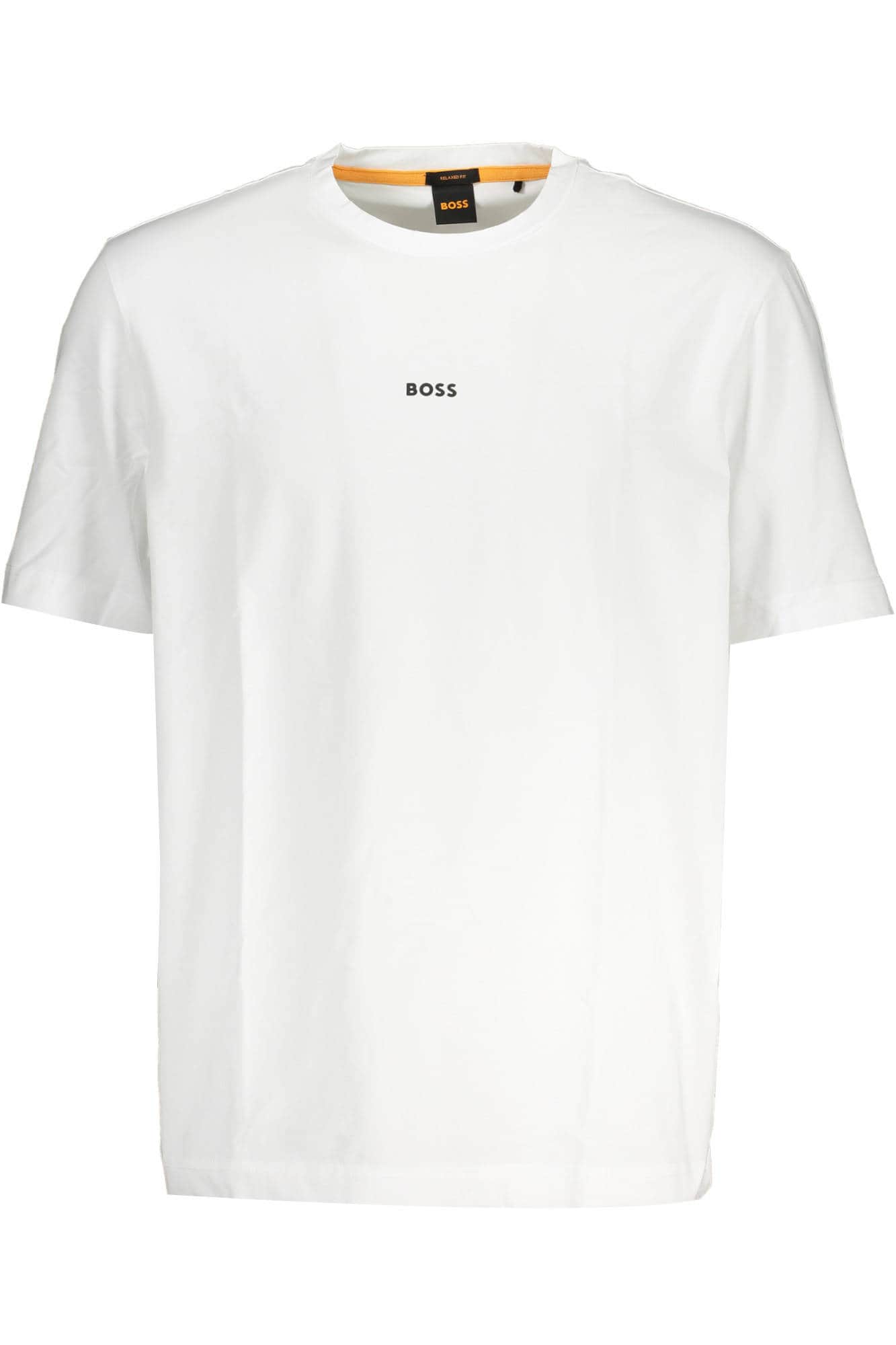 Boss manga corta t-camisa hombre blanco