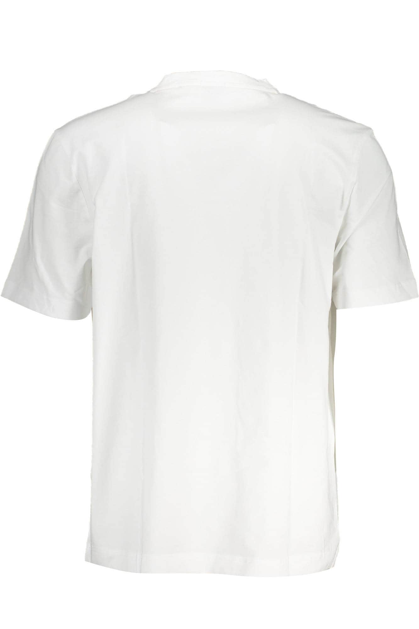 Boss manga corta t-camisa hombre blanco