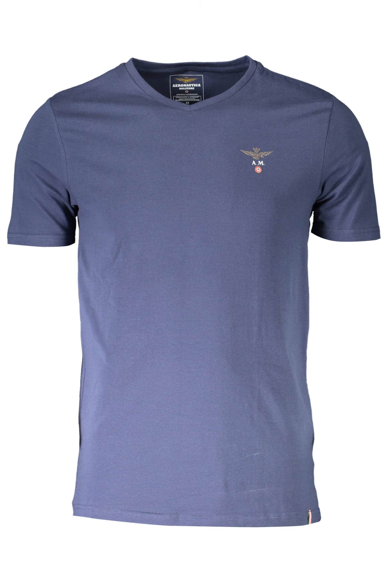 Aeronautica Militare hombre azul outdoor t-camisa