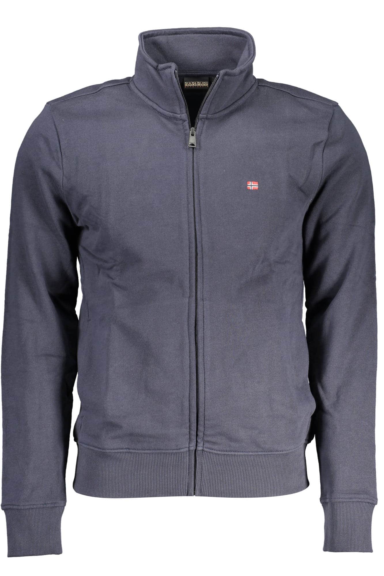 Napapijri hombre con cremallera sudadera azul