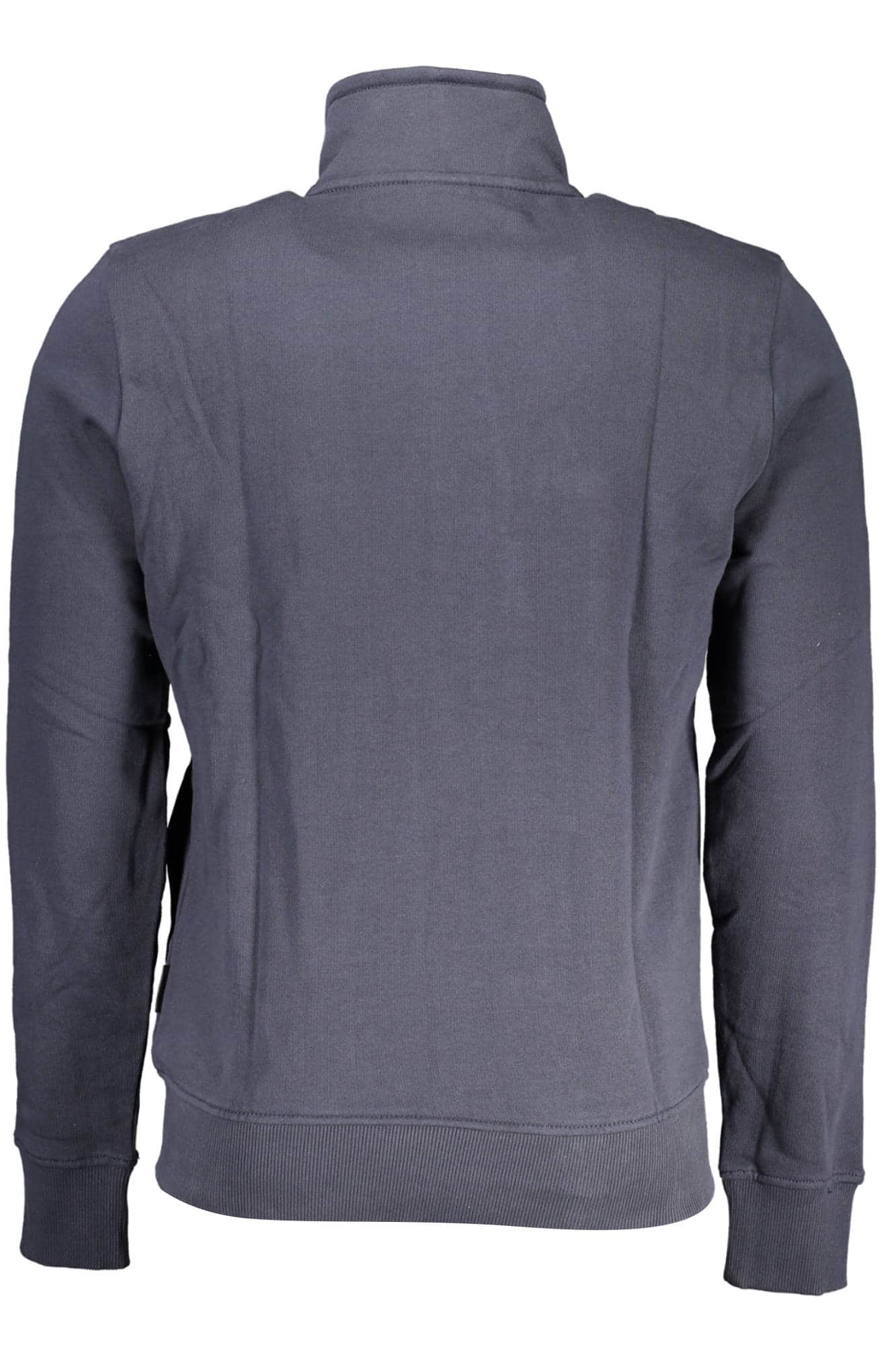 Napapijri hombre con cremallera sudadera azul