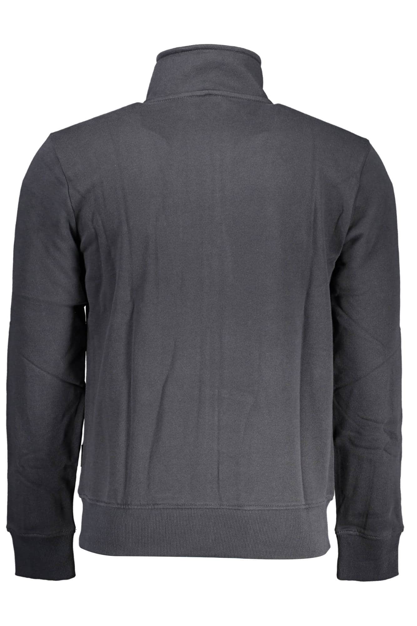 Napapijri hombre con cremallera sudadera negro
