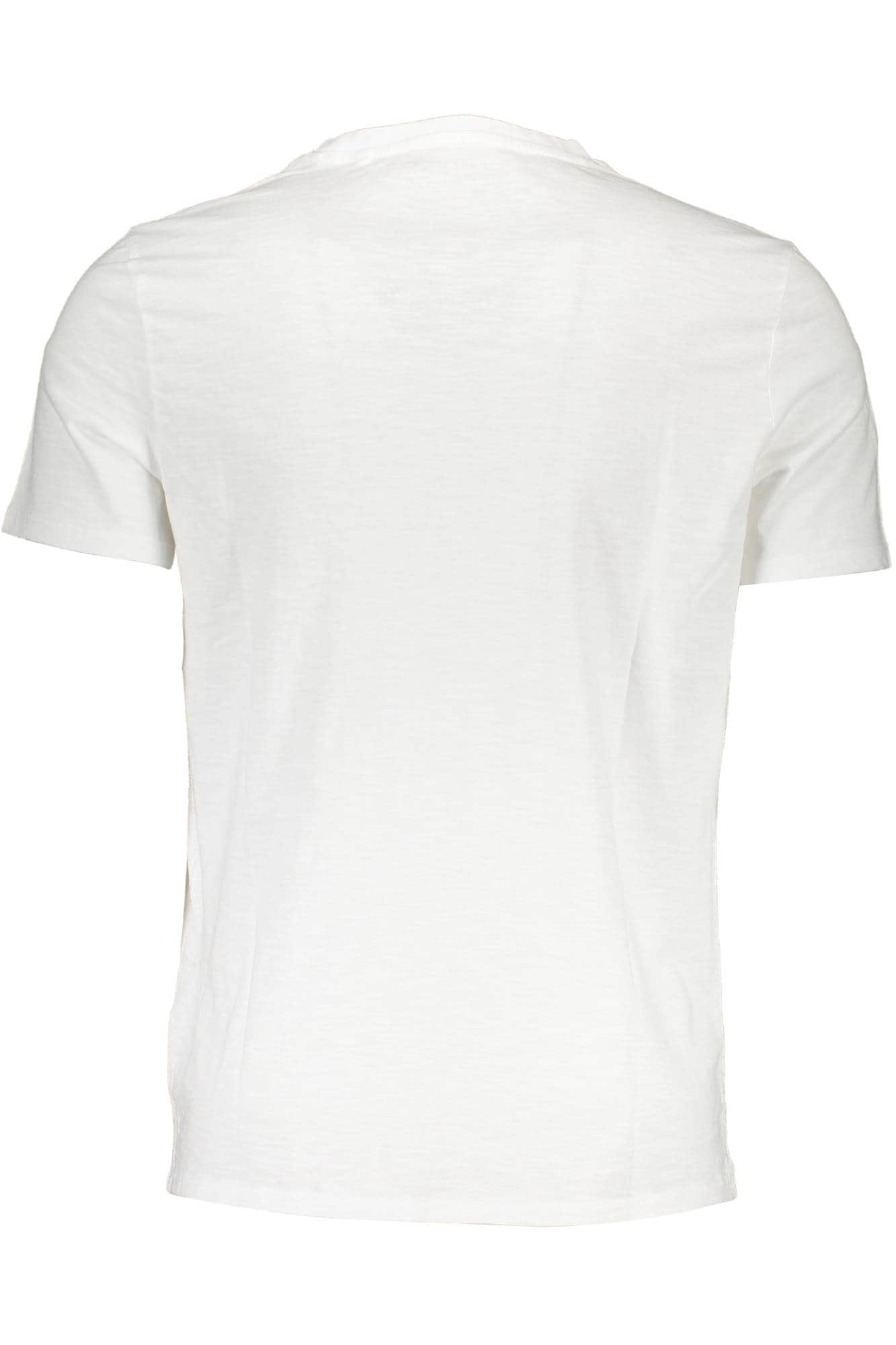 Guess vaqueros manga corta t-camisa hombre blanco