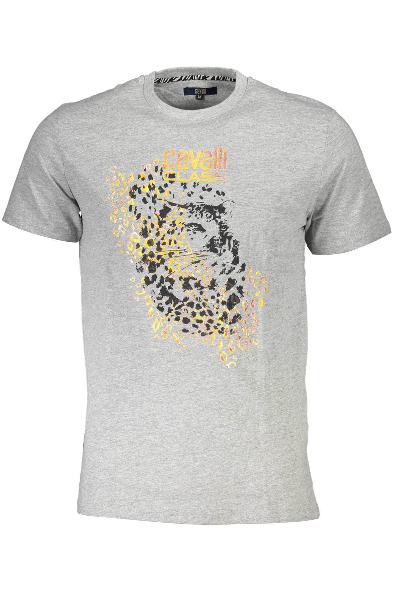 Cavalli Class manga corta t-camisa hombre gris