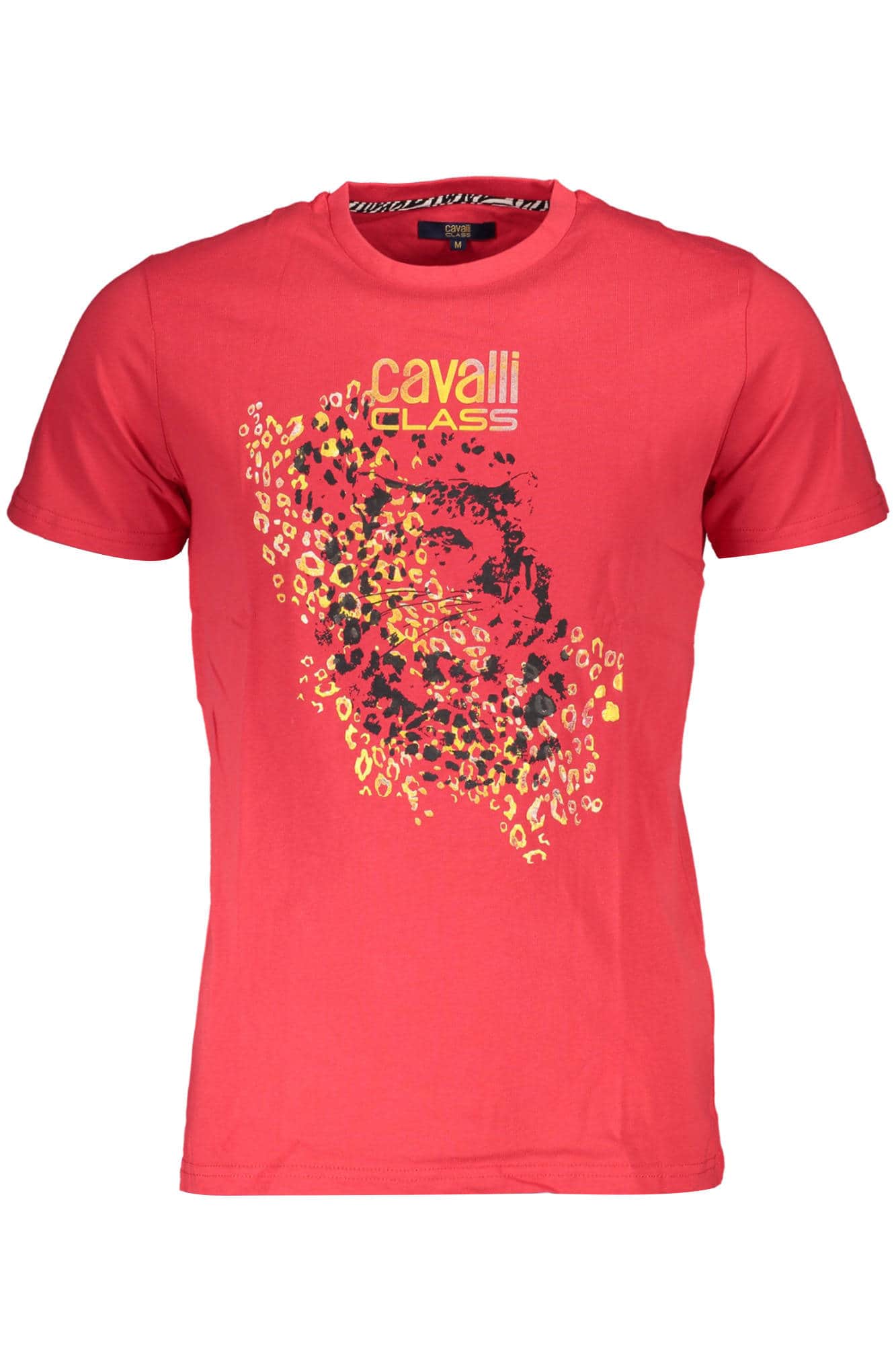 Cavalli Class manga corta t-camisa hombre rojo