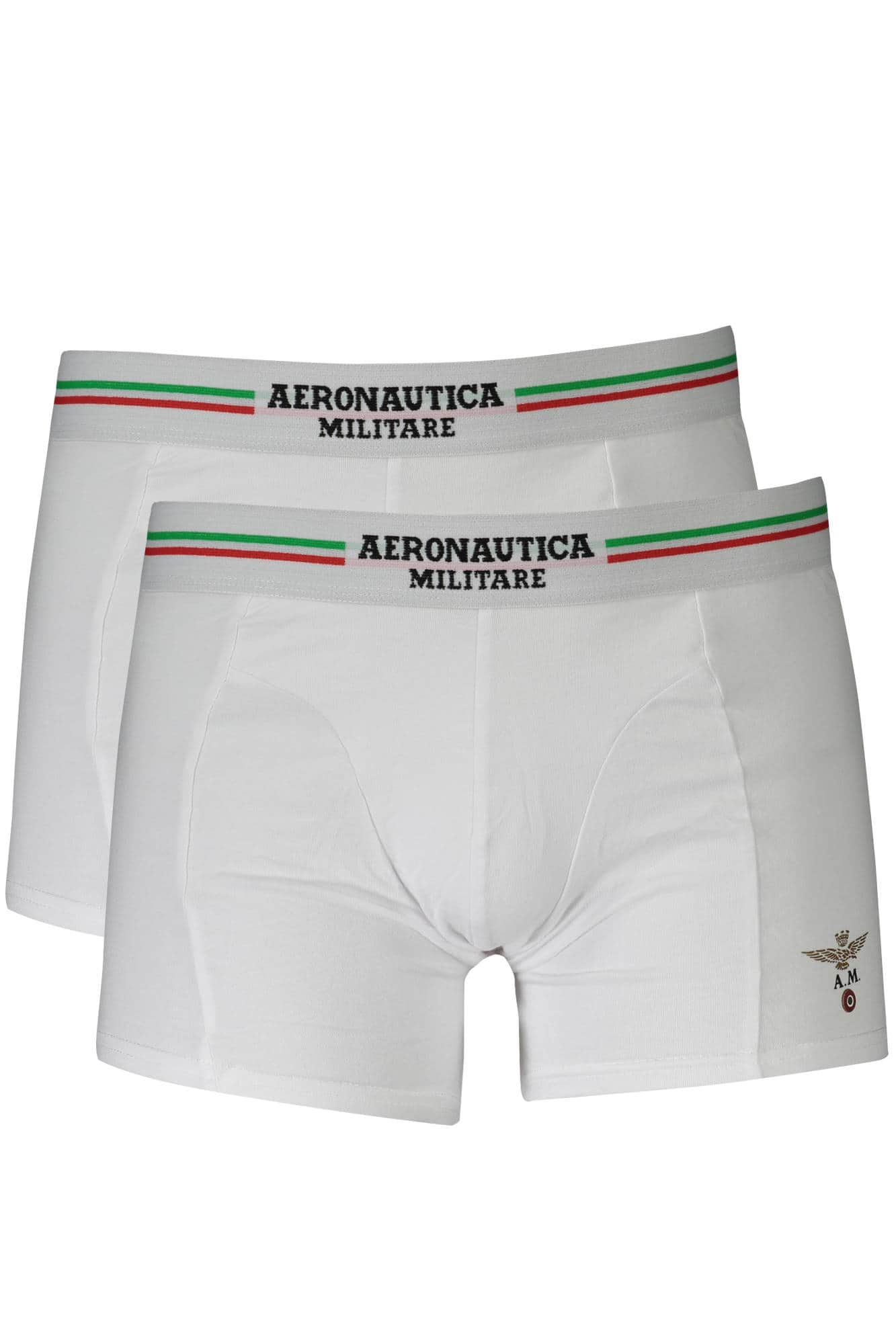 Aeronautica Militare hombre bóxer blanco
