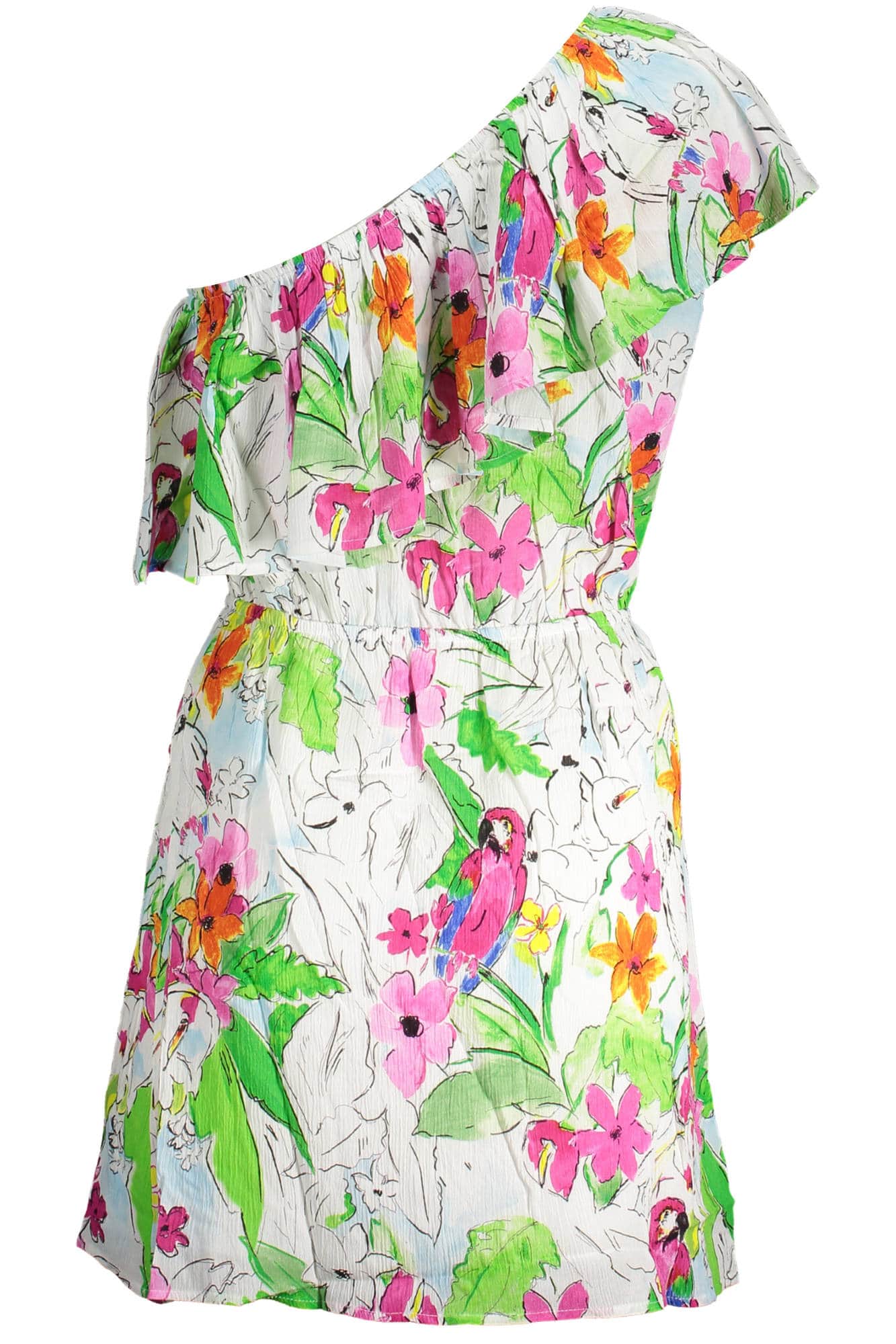 Desigual corto vestido mujer blanco