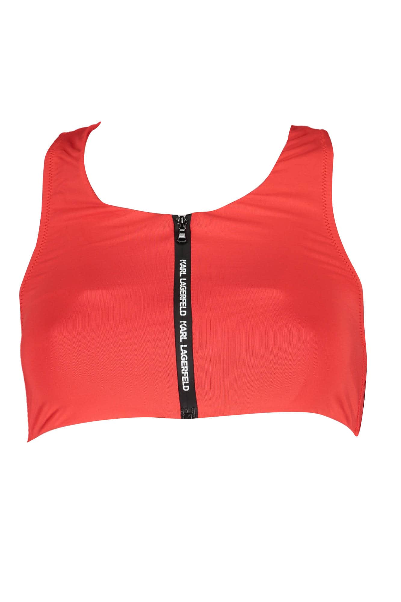 Karl Lagerfeld ropa de baño top de bikini mujer rojo