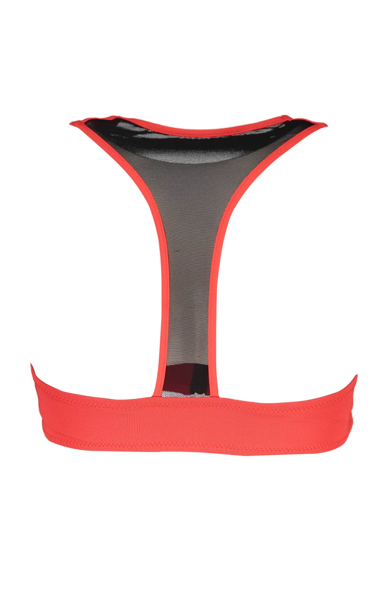 Karl Lagerfeld ropa de baño top de bikini mujer rojo