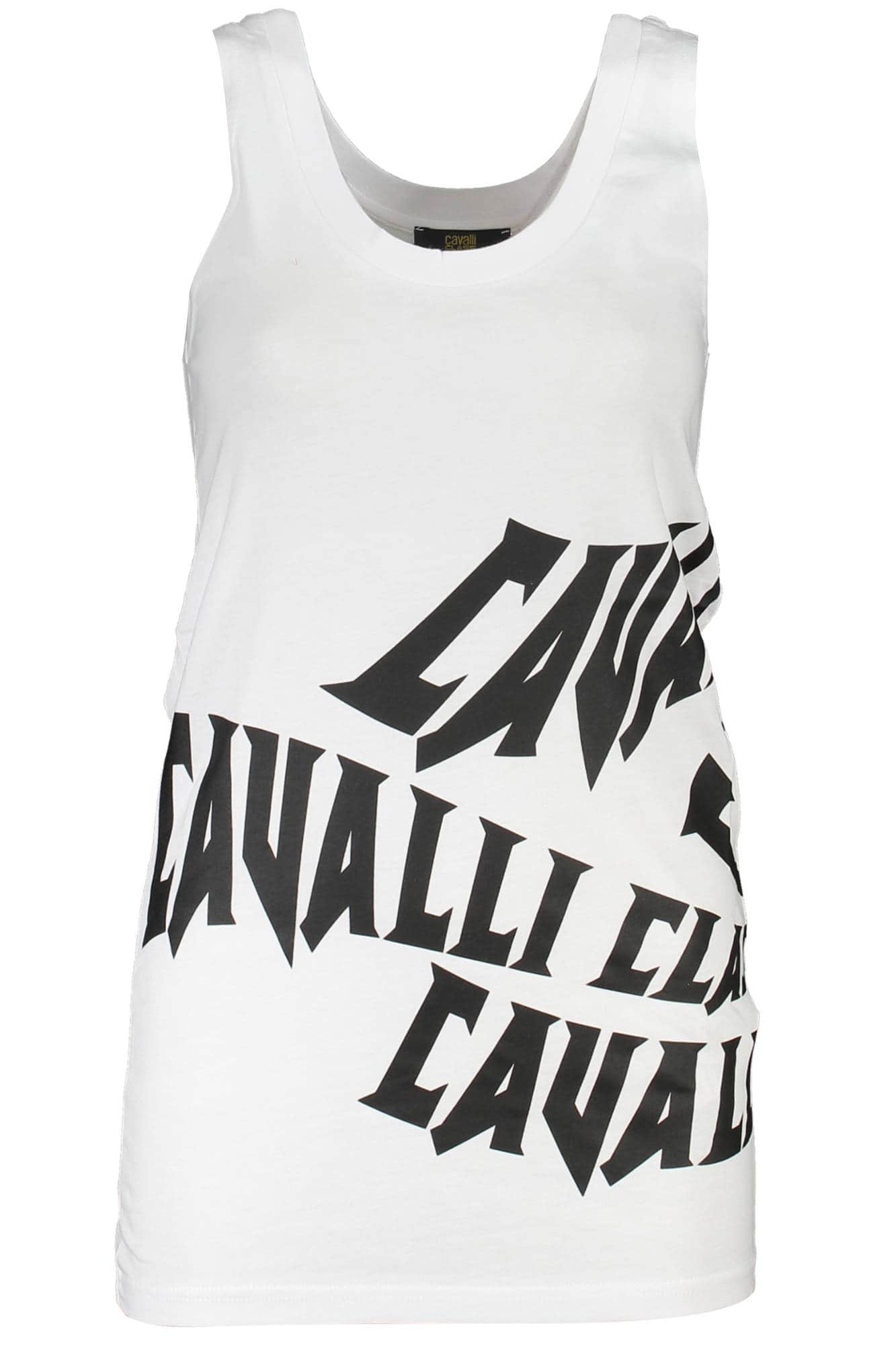 Cavalli Class mujer camiseta de tirantes blanco