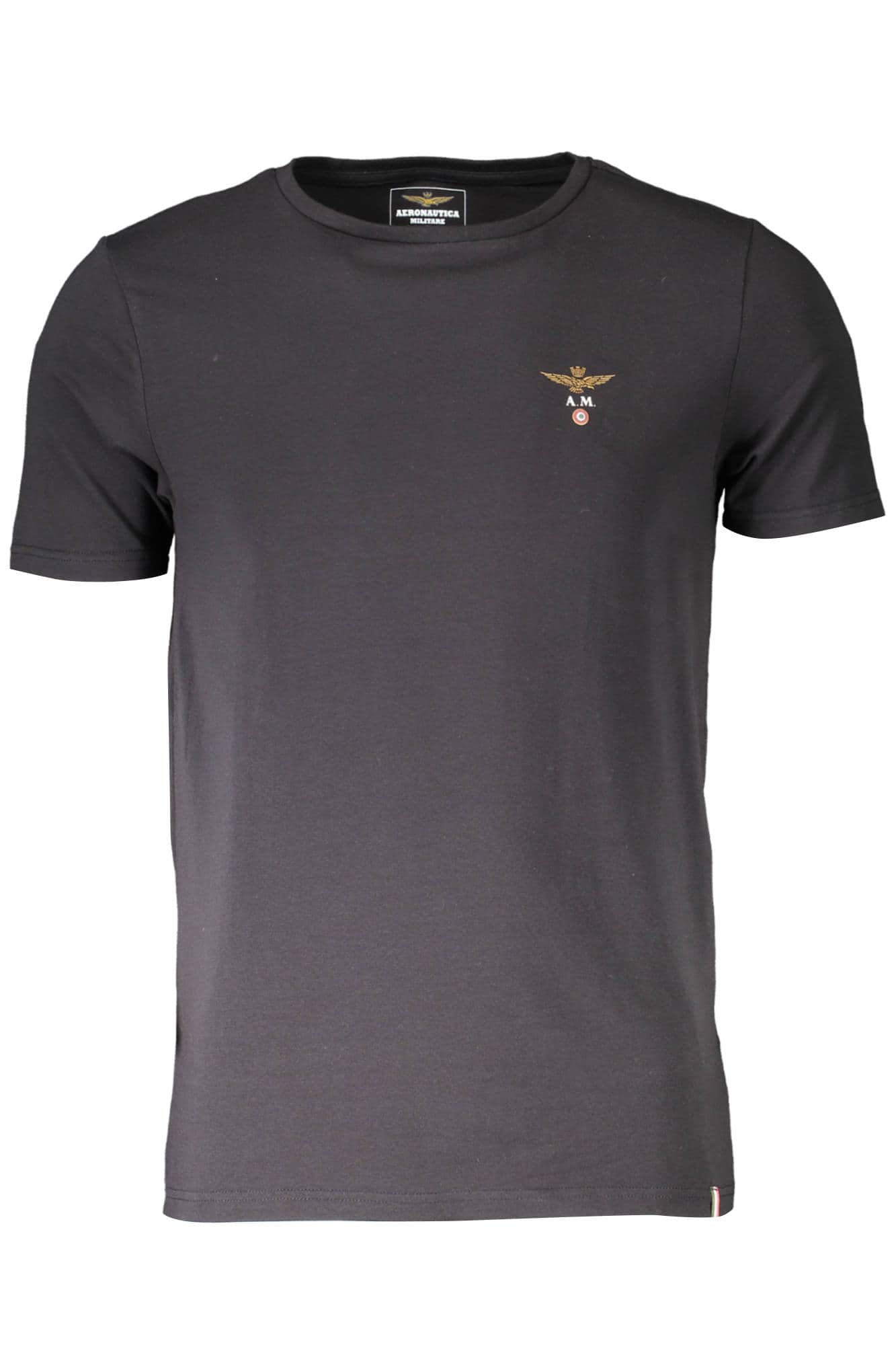 Aeronautica Militare negro hombre outerwear t-camisa