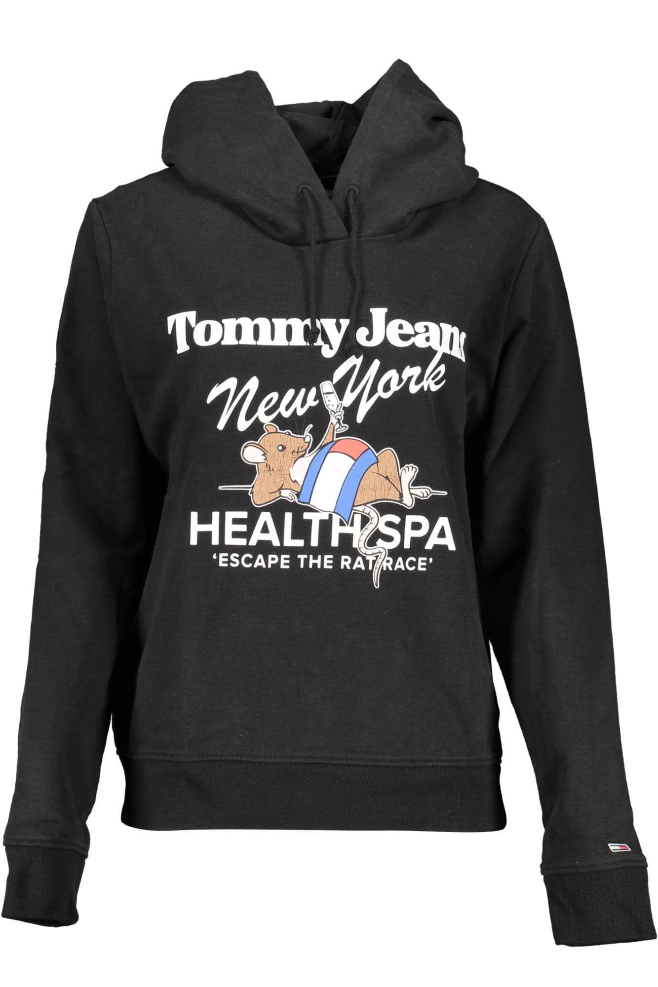 Tommy Hilfiger sudadera sin cremallera mujer negro