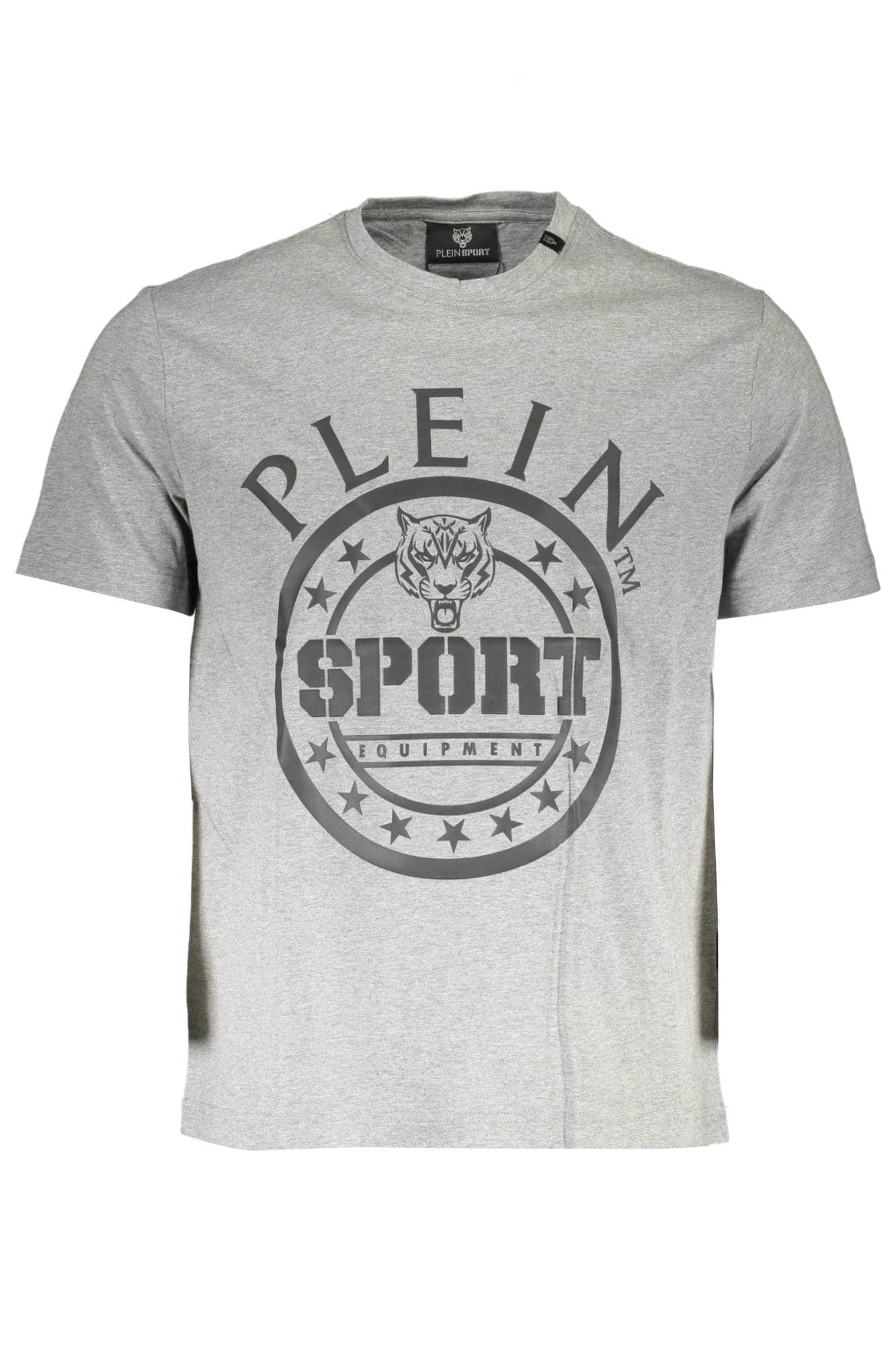 Plein Sport manga corta t-camisa hombre gris