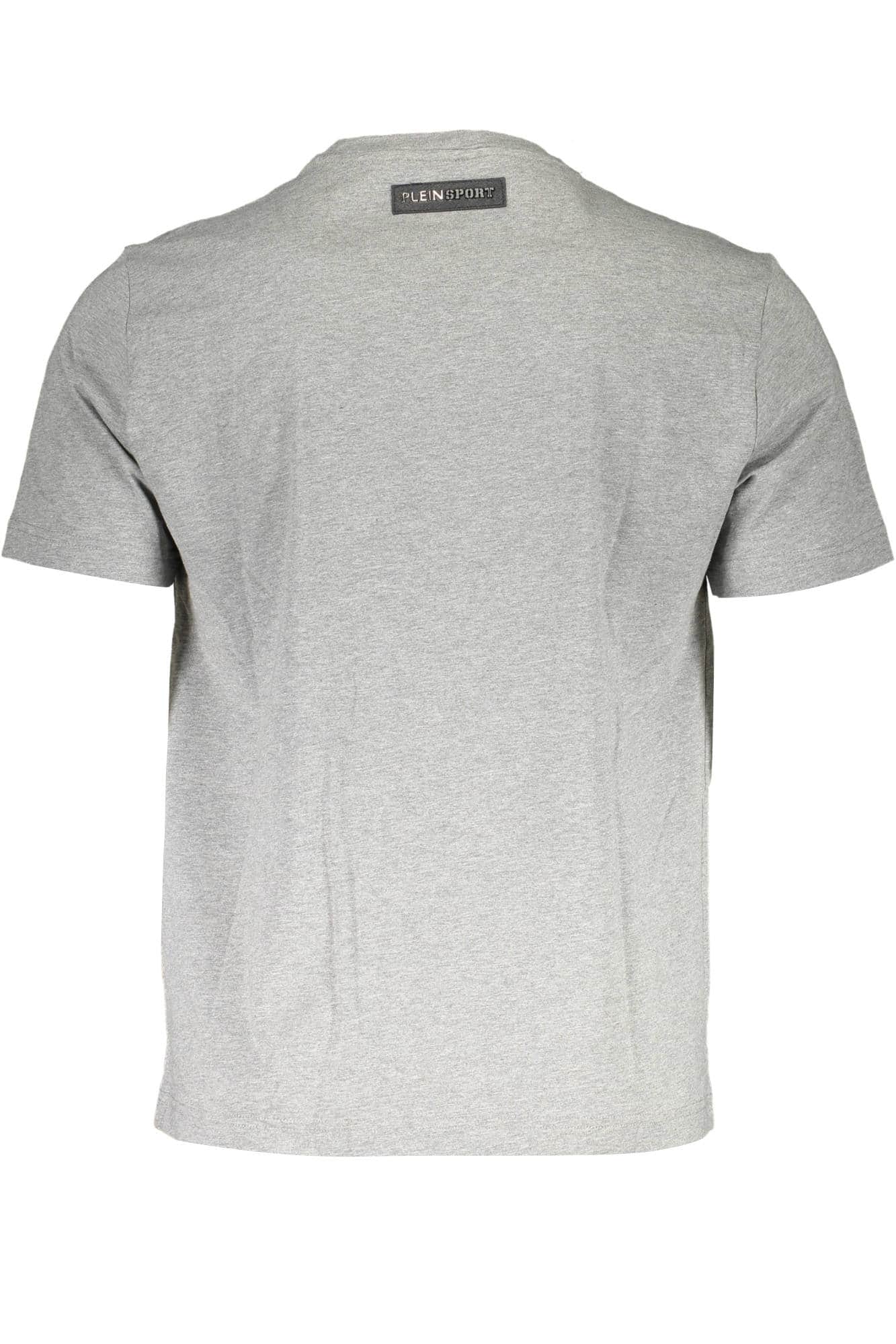 Plein Sport manga corta t-camisa hombre gris