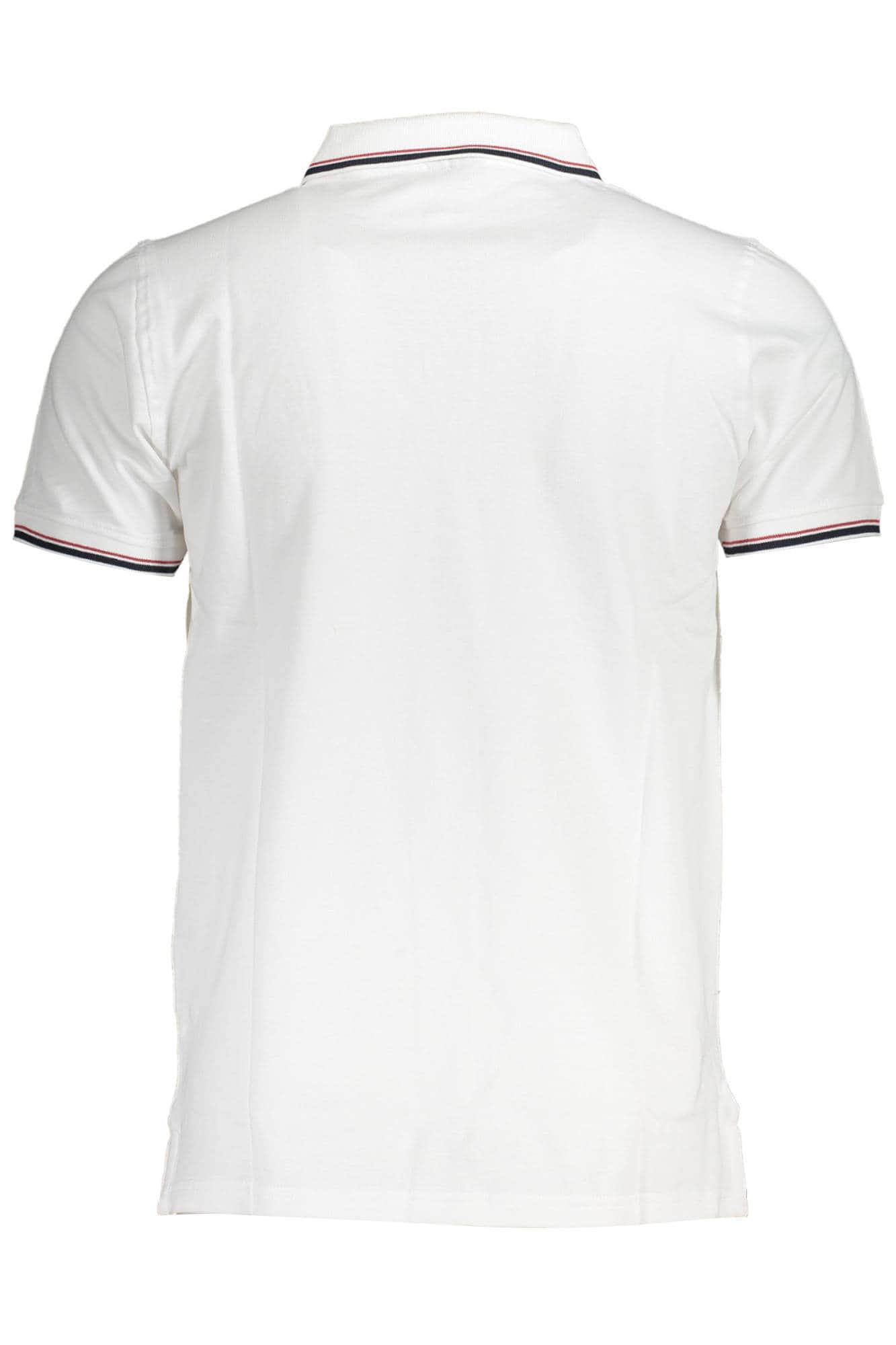 Norway 1963 hombre manga corta polo blanco