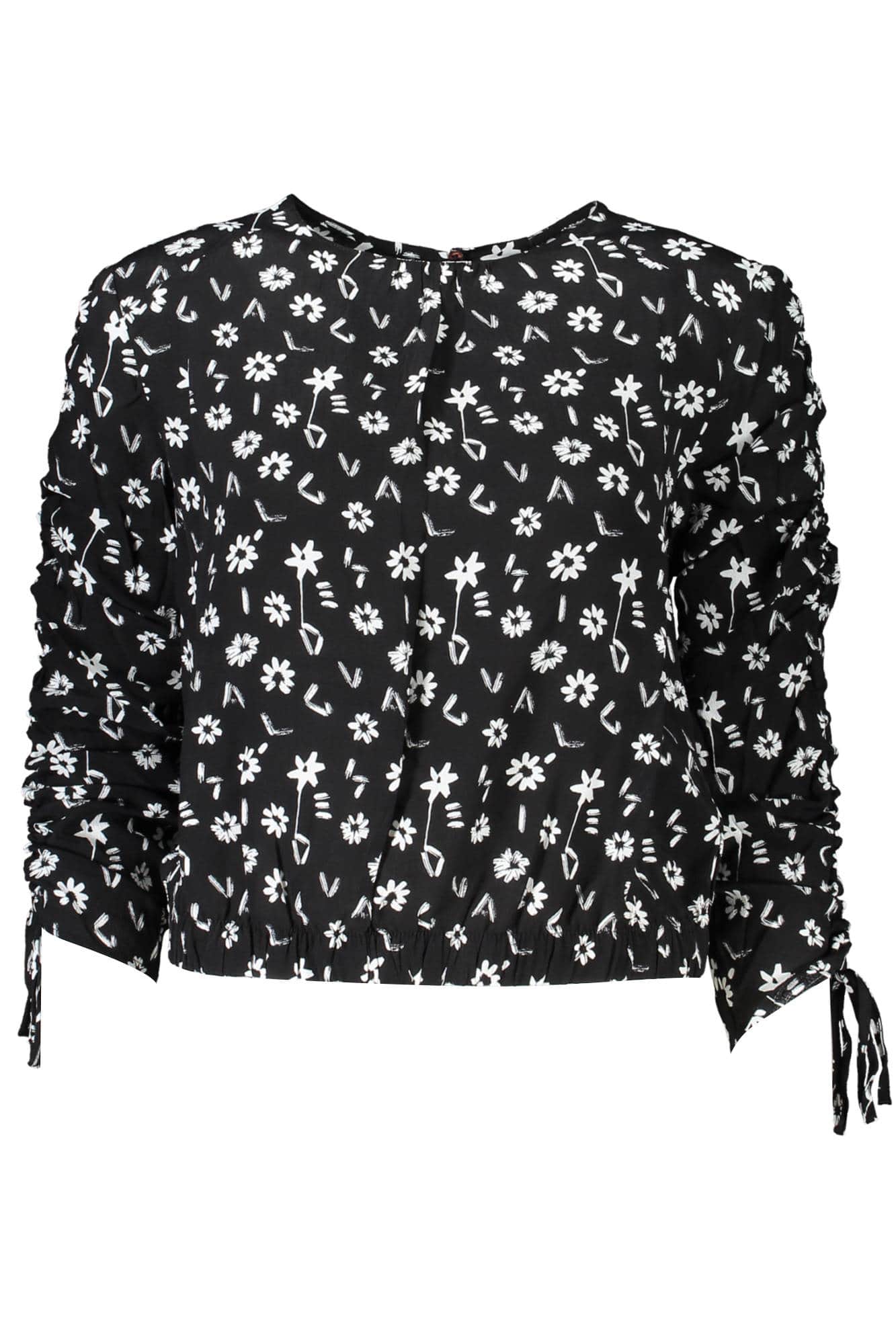 Desigual manga larga camisa mujer negro