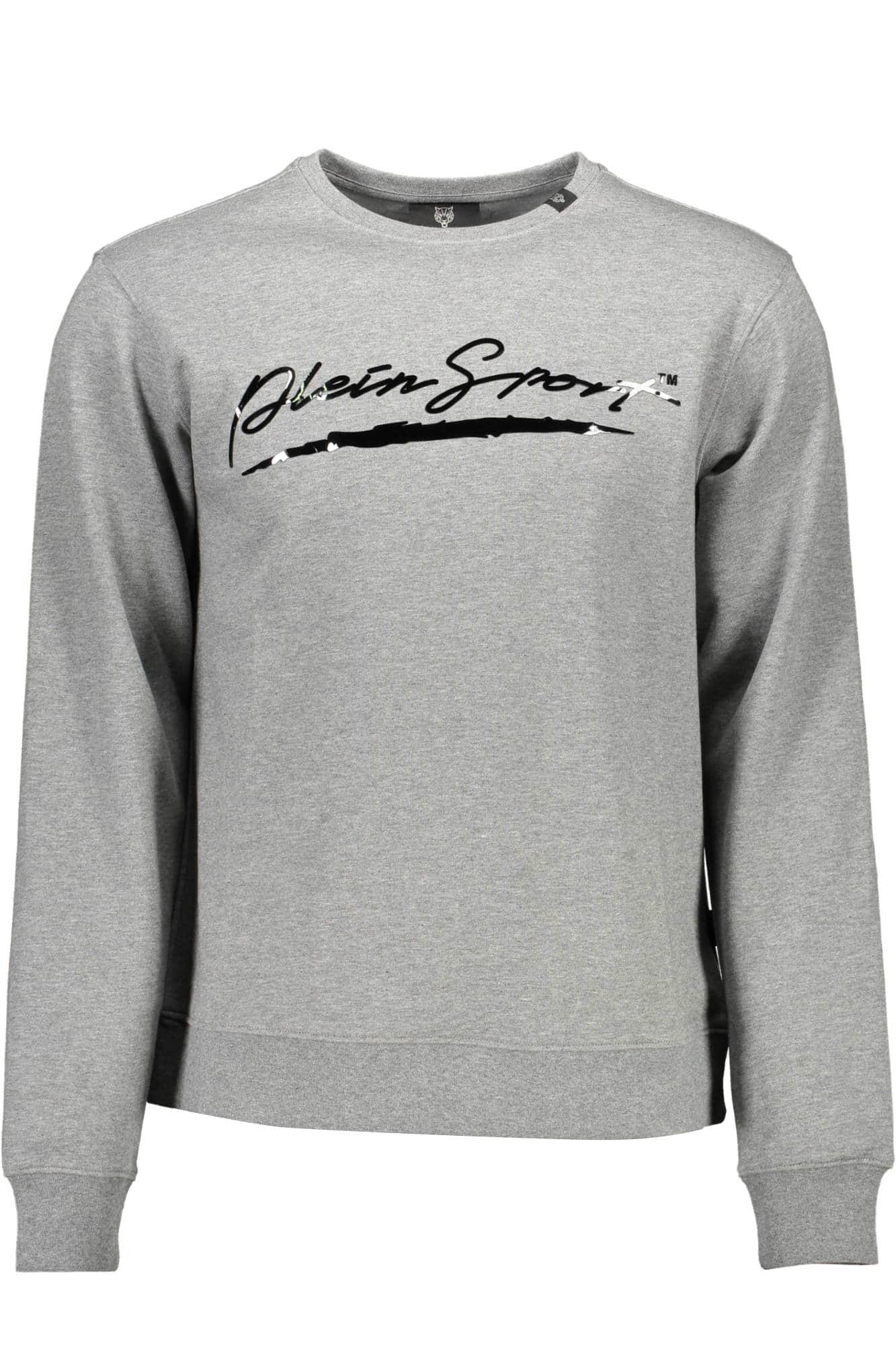 Plein Sport hombre sin cremallera sudadera gris