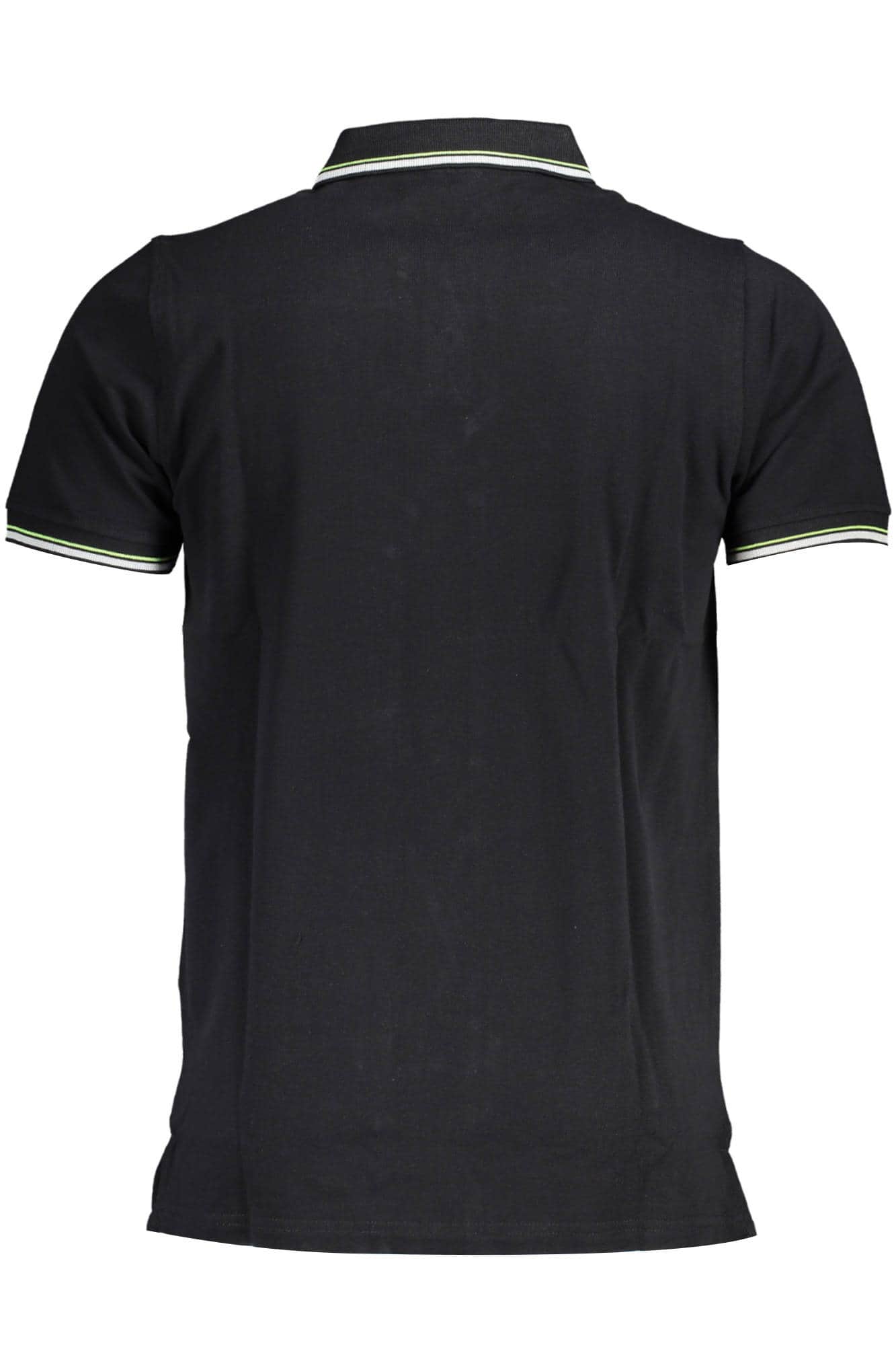 Norway 1963 hombre manga corta polo negro