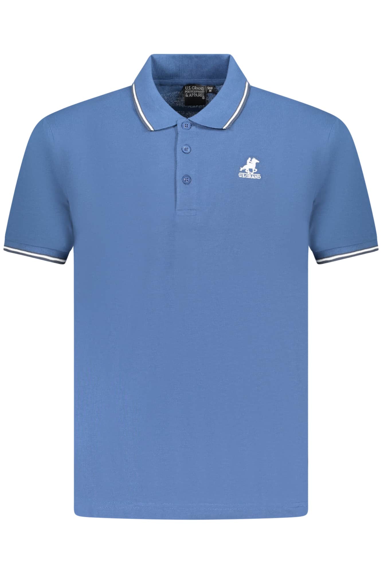 US Grand polo manga corta hombre blanco