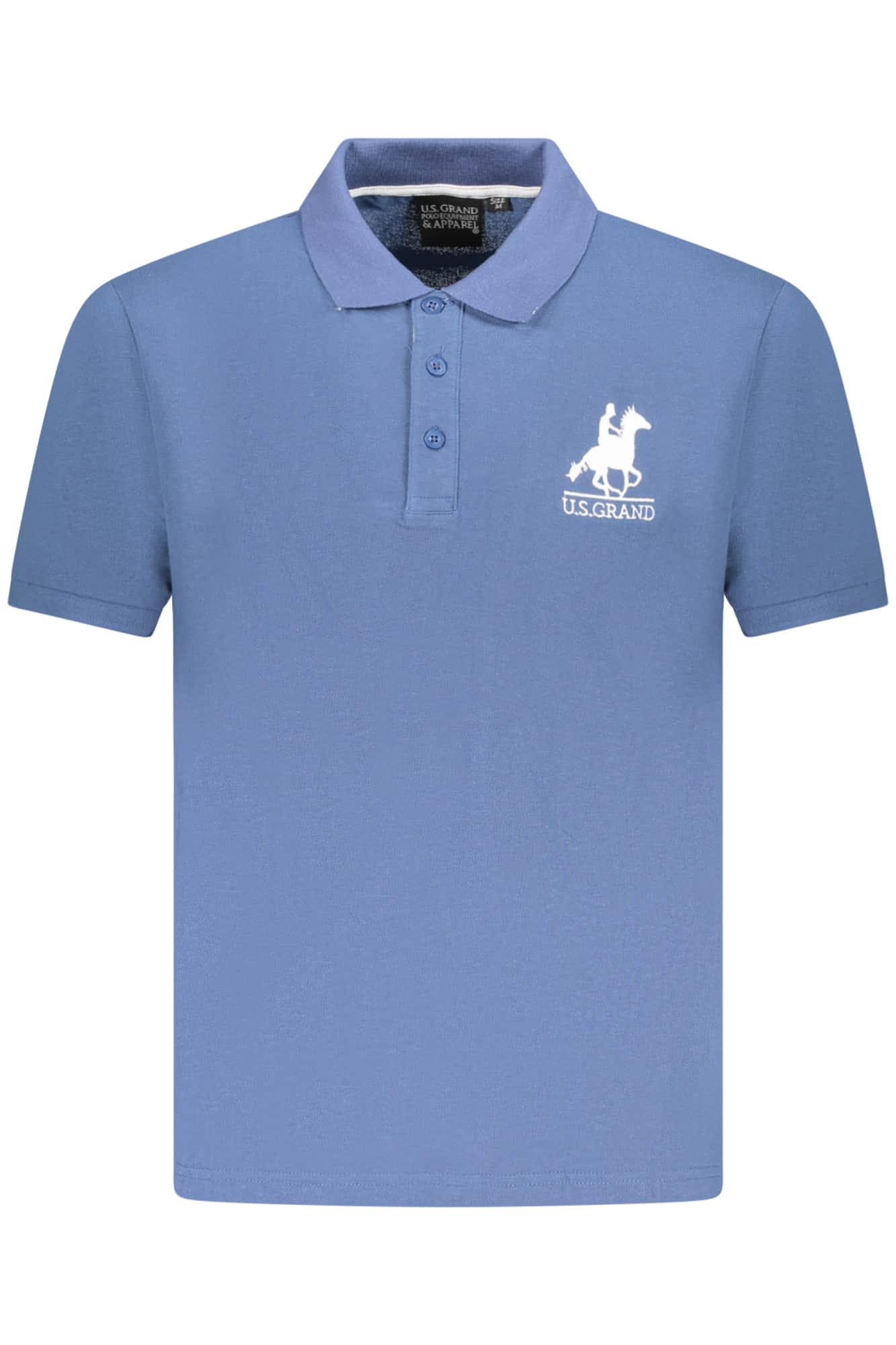 US Grand hombre manga corta polo, rojo