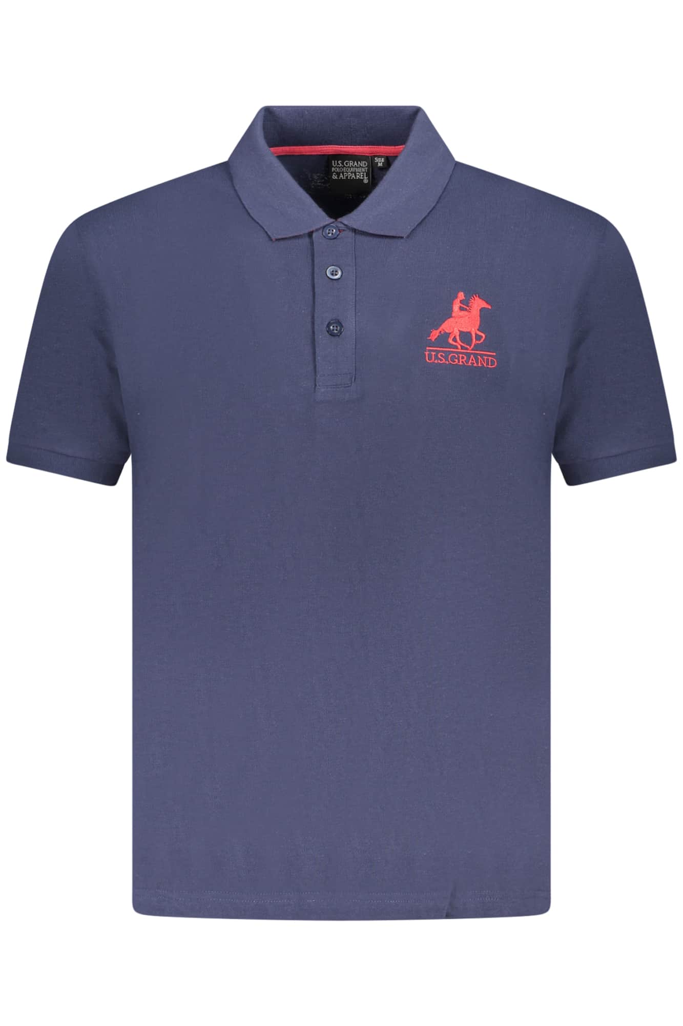 US Grand polo manga corta hombre azul