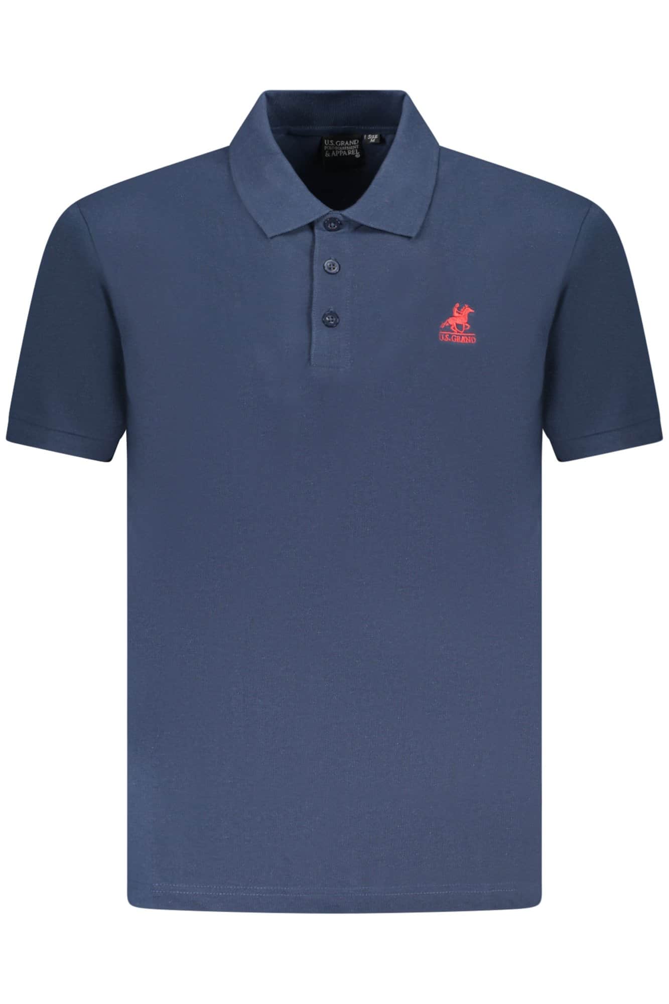 US Grand polo manga corta hombre azul