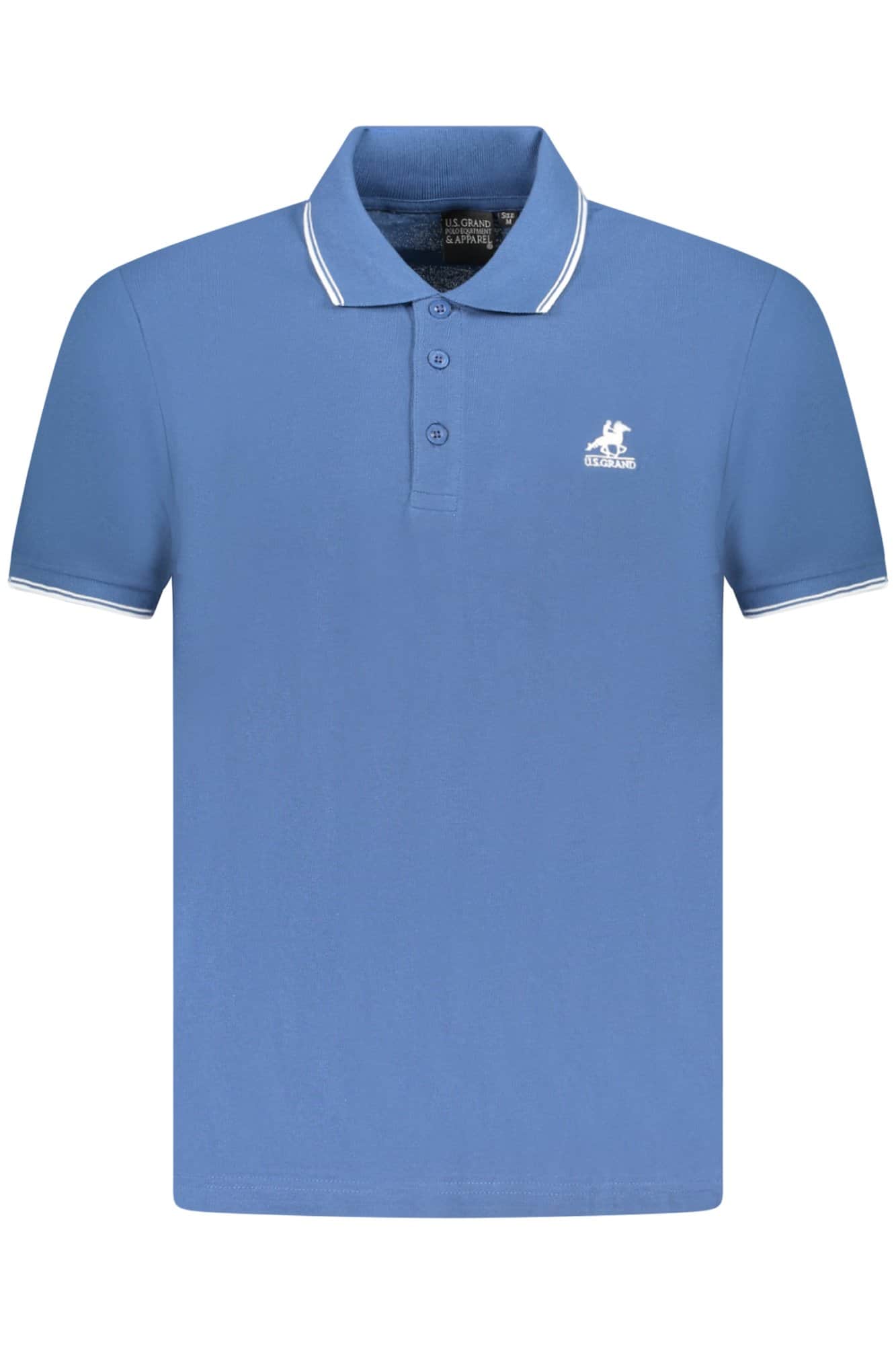 US Grand polo manga corta hombre blanco