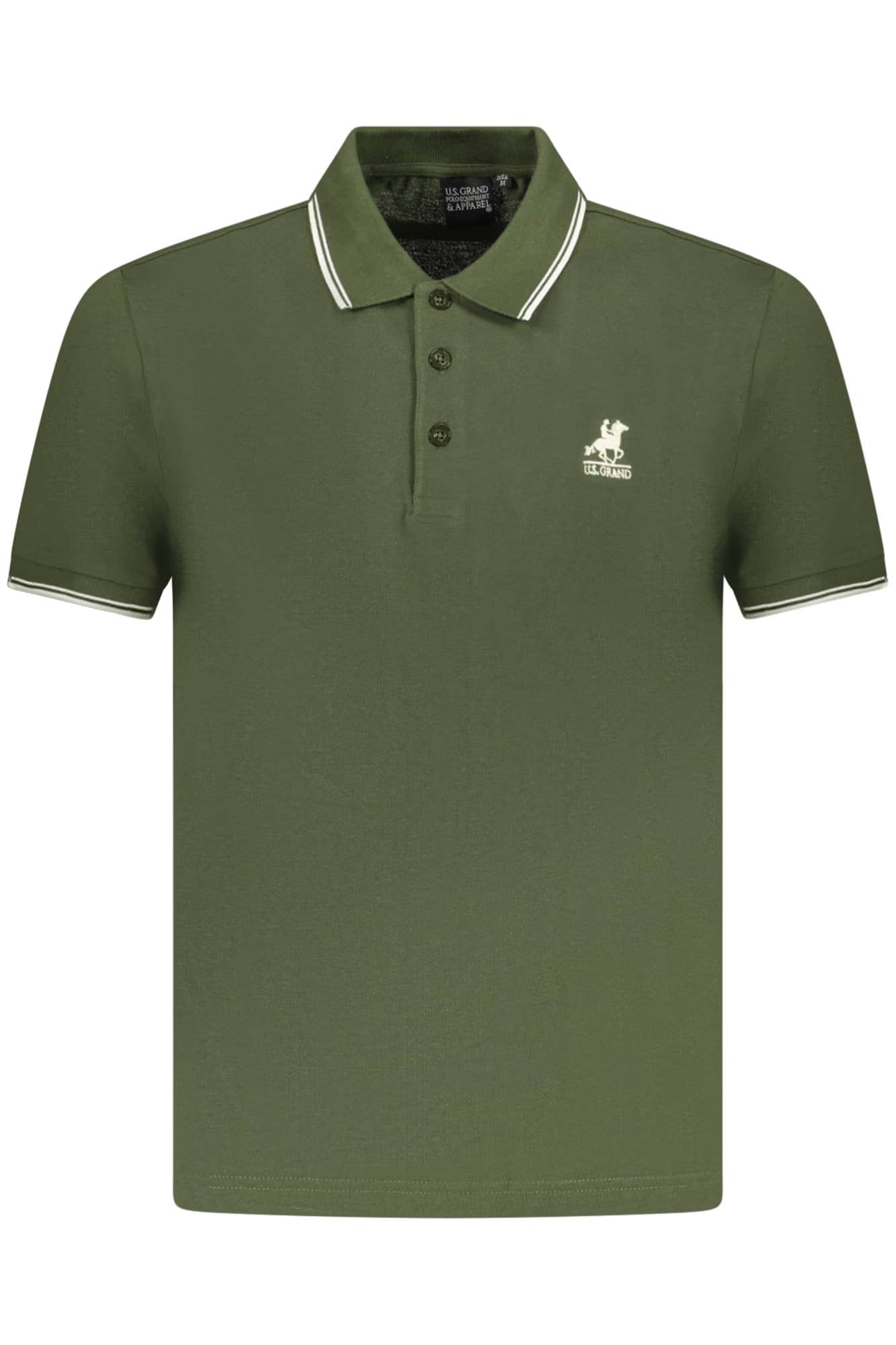 US Grand polo manga corta hombre blanco