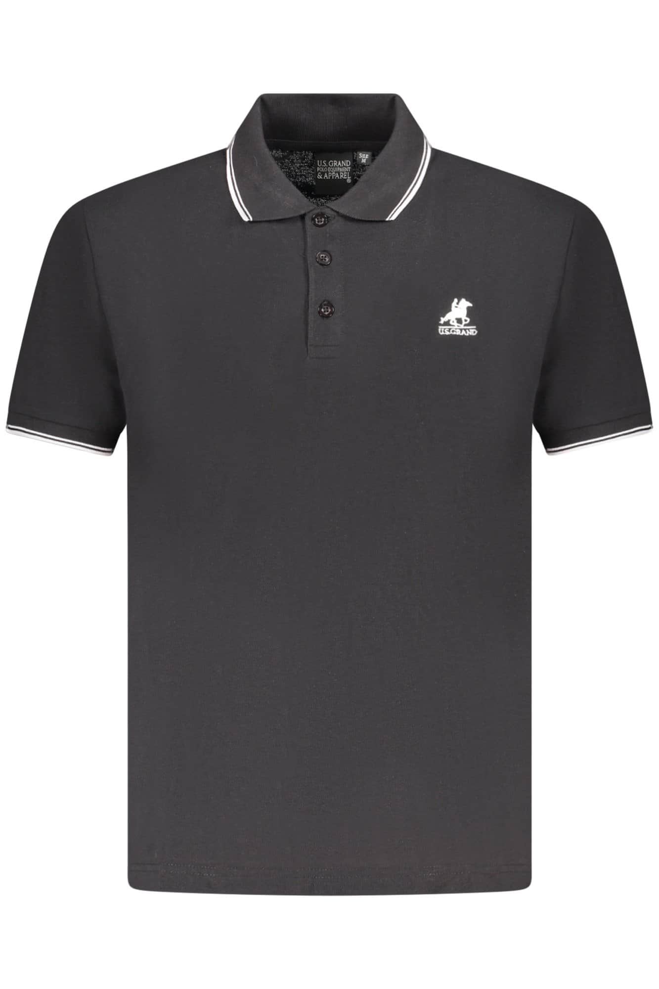 US Grand polo manga corta hombre blanco