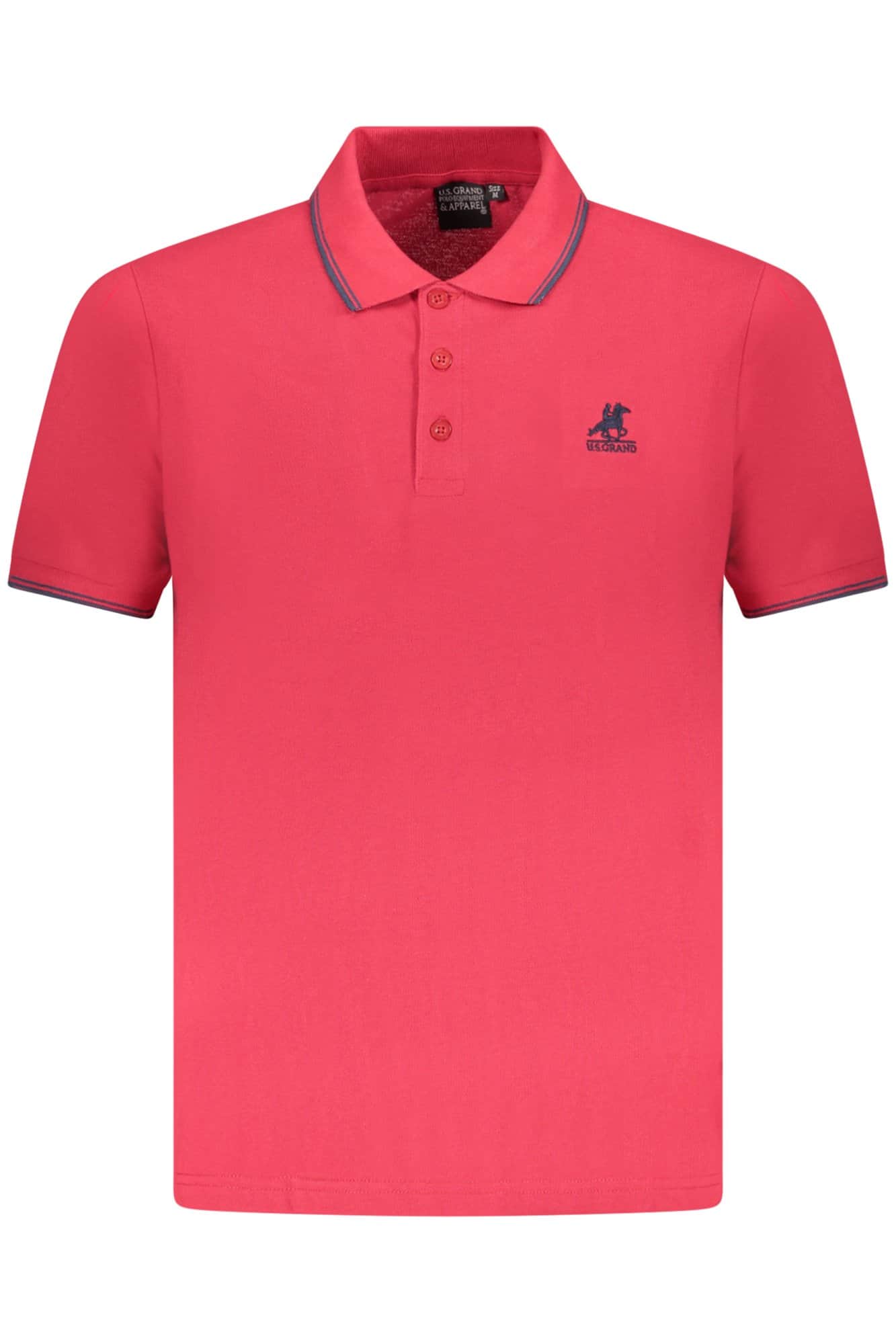 US Grand polo manga corta hombre blanco