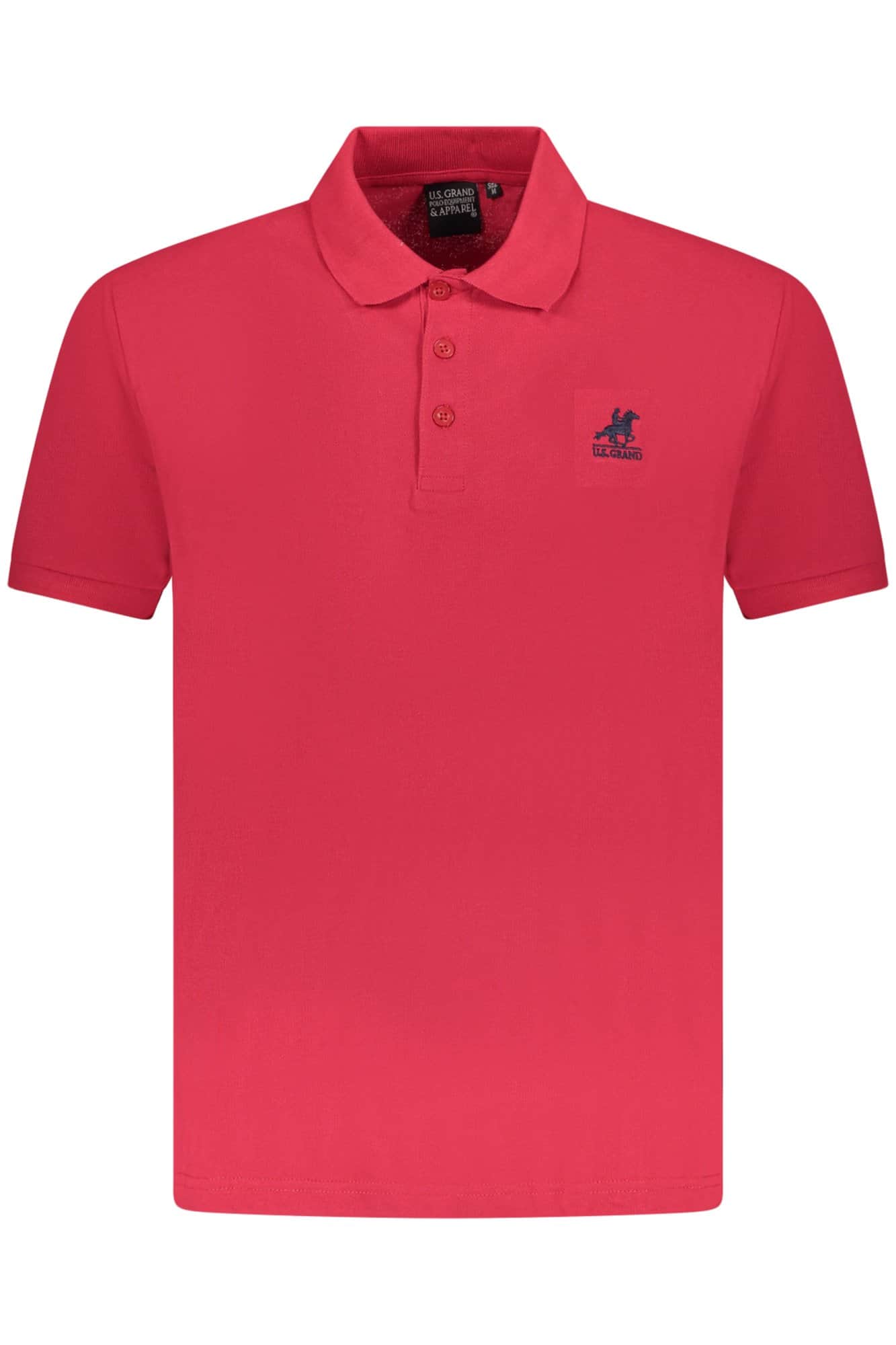 US Grand polo manga corta hombre azul