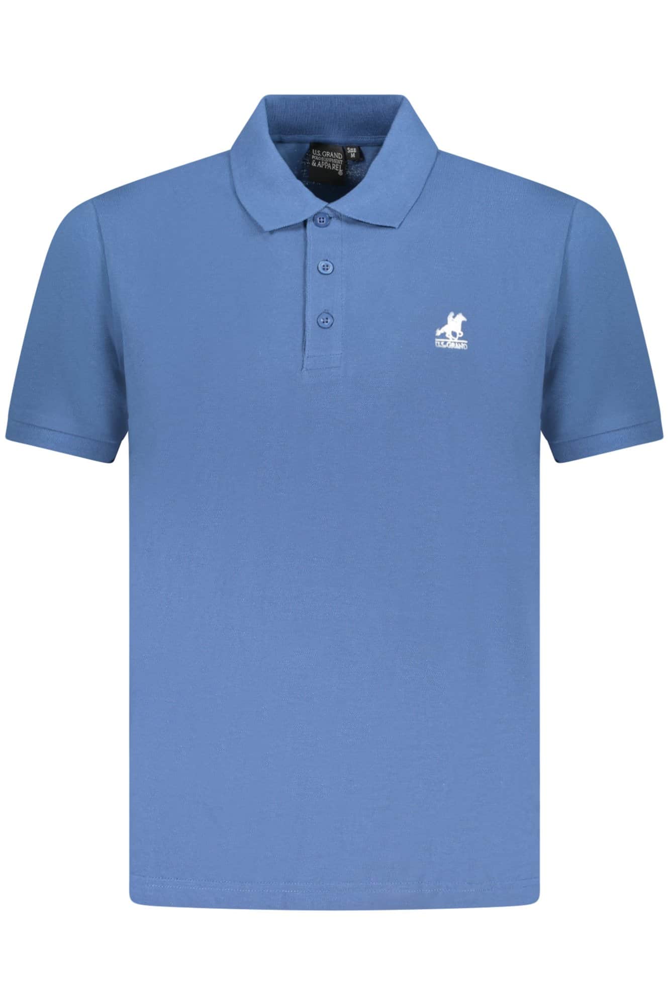 US Grand polo manga corta hombre azul