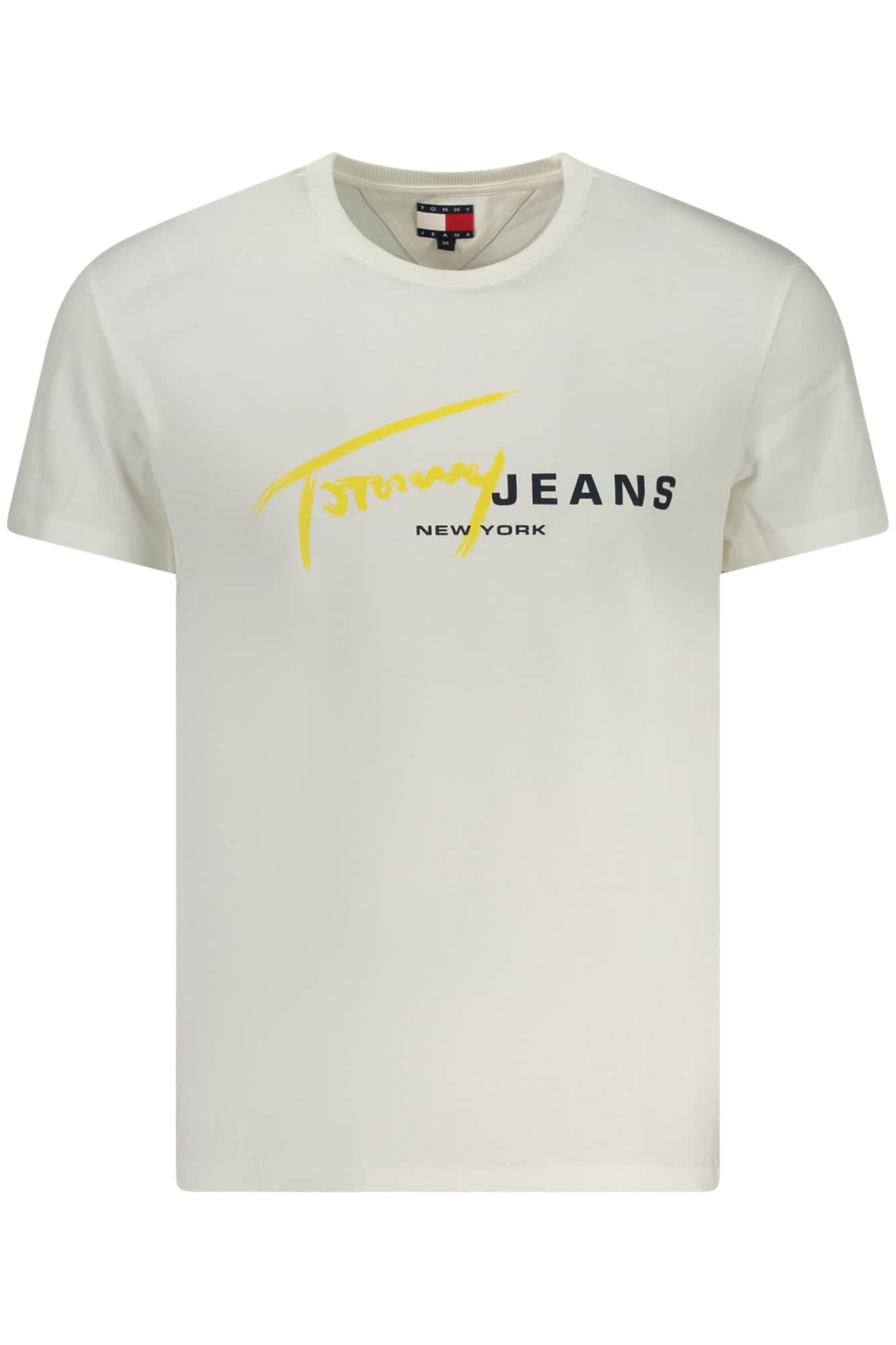 Tommy Hilfiger manga corta t-camisa hombre blanco