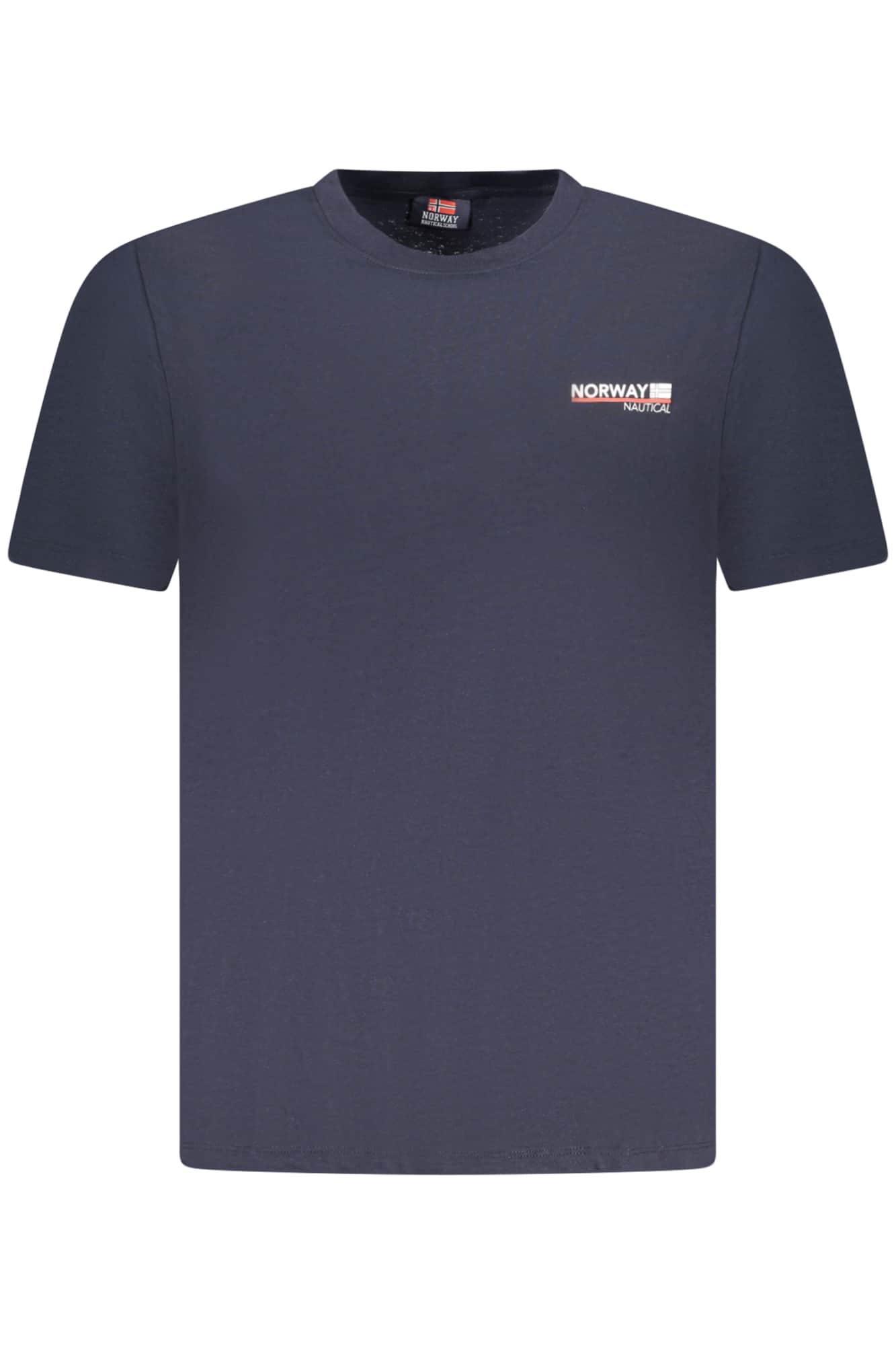 Norway 1963 hombre manga corta t-camisa azul