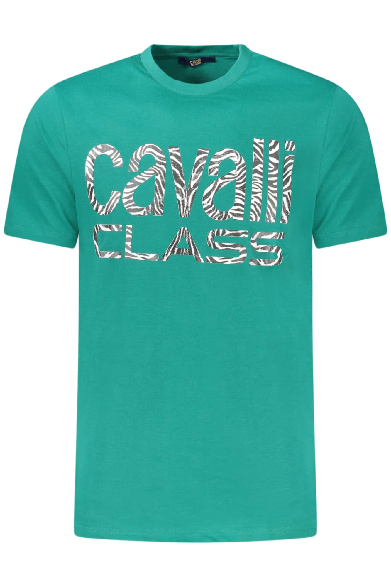 Cavalli Class manga corta t-camisa hombre verde