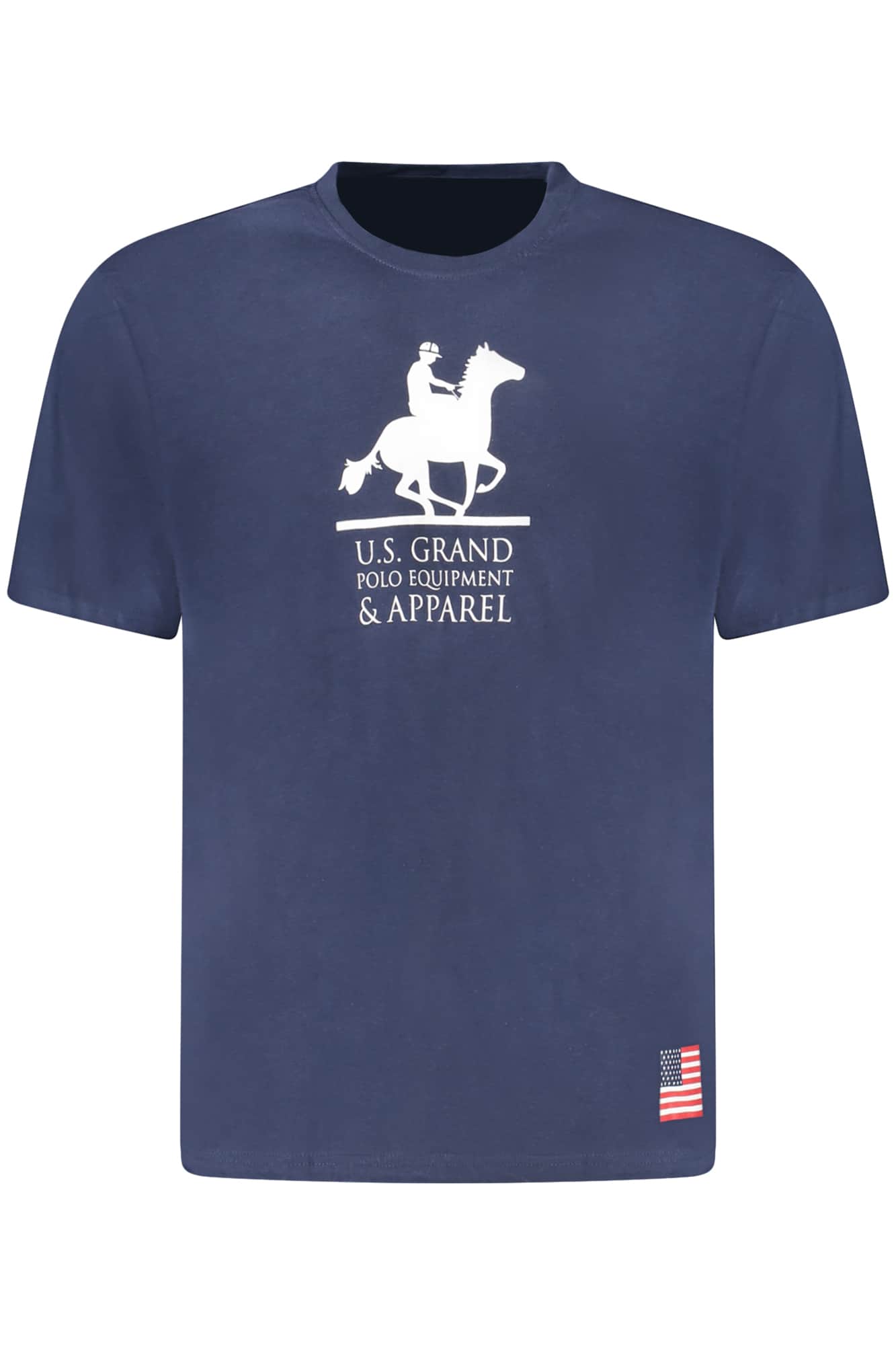 US Grand hombre manga corta rojo t-camisa