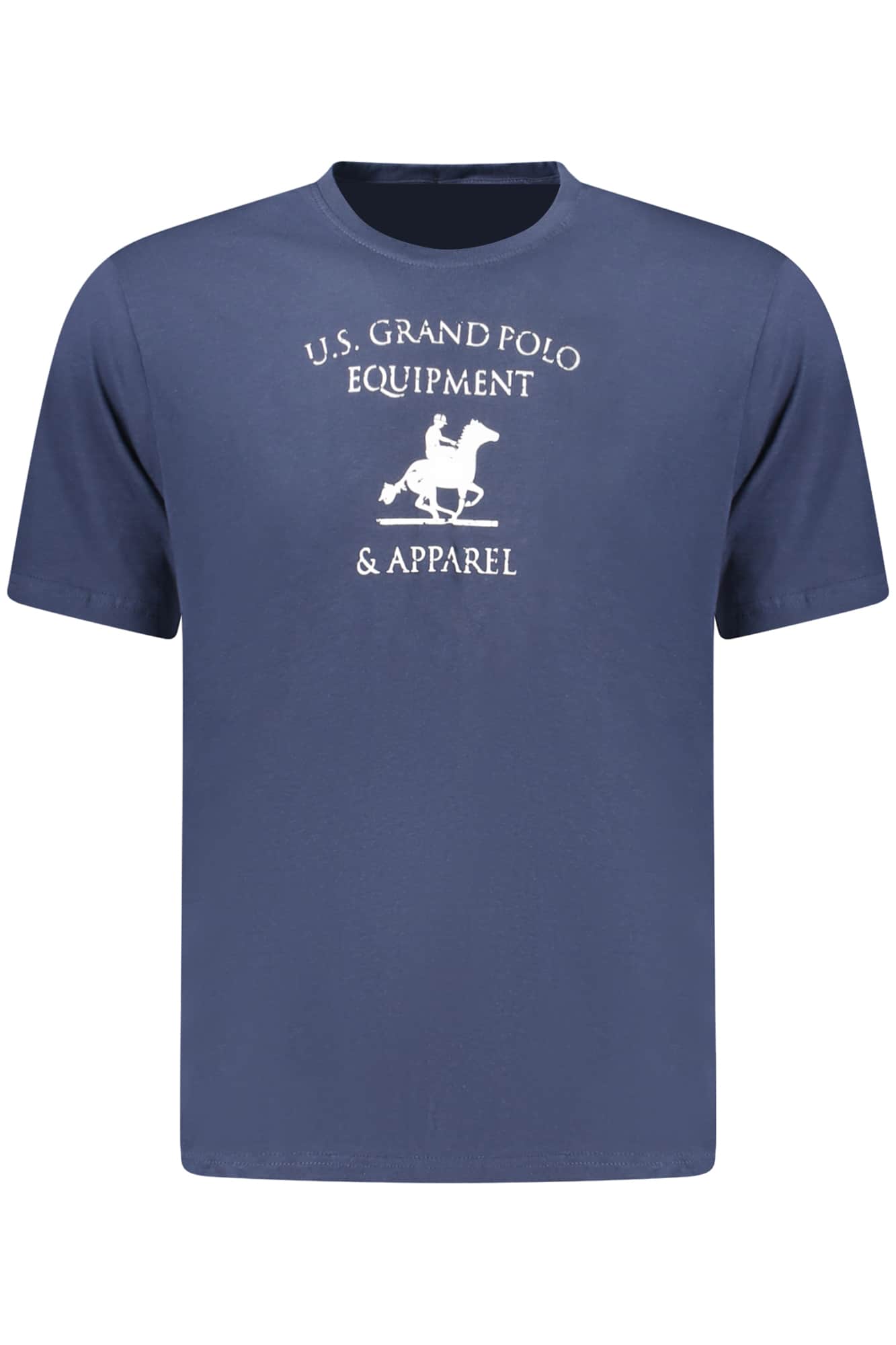 US Grand hombre manga corta t-camisa azul