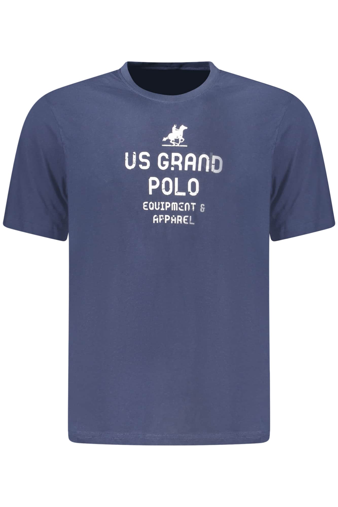 US Grand hombre manga corta t-camisa azul