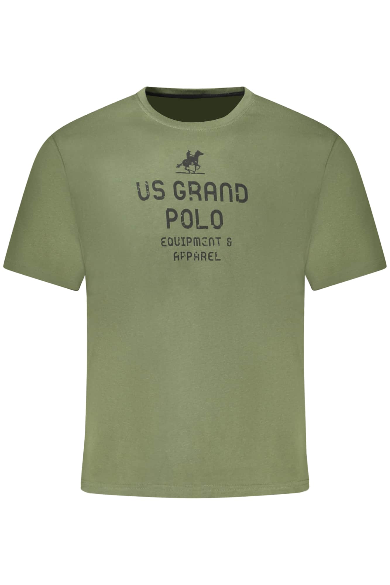 US Grand hombre manga corta t-camisa azul