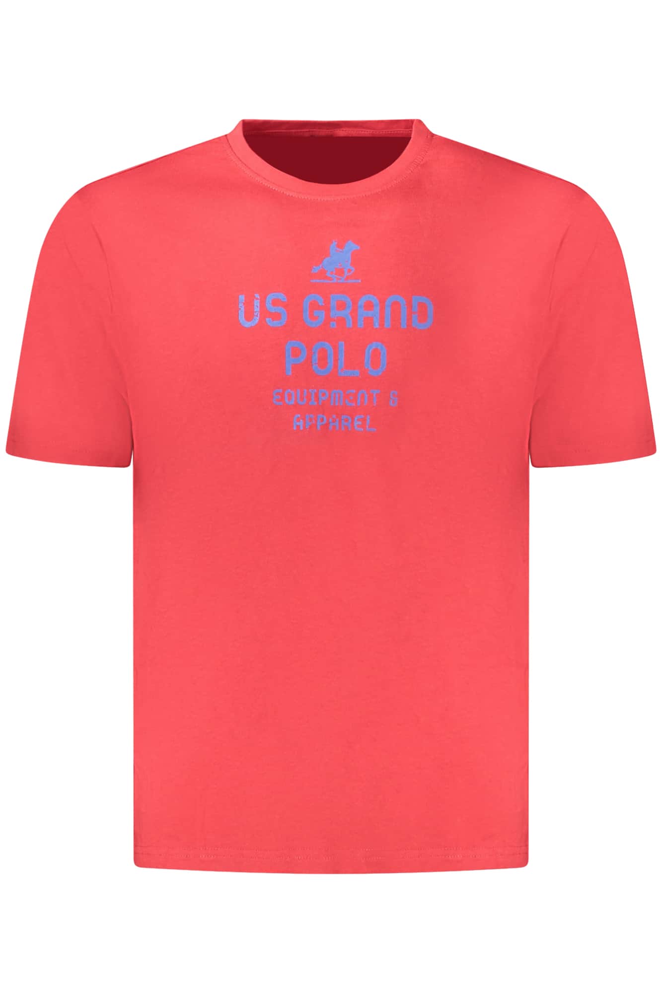 US Grand hombre manga corta t-camisa azul