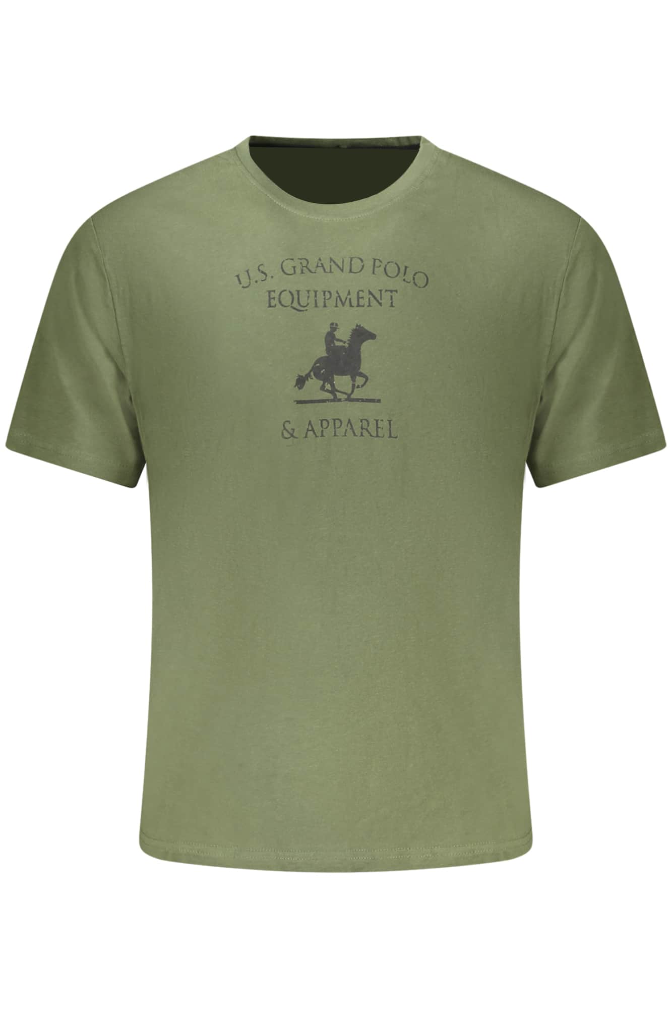 US Grand hombre negro manga corta t-camisa