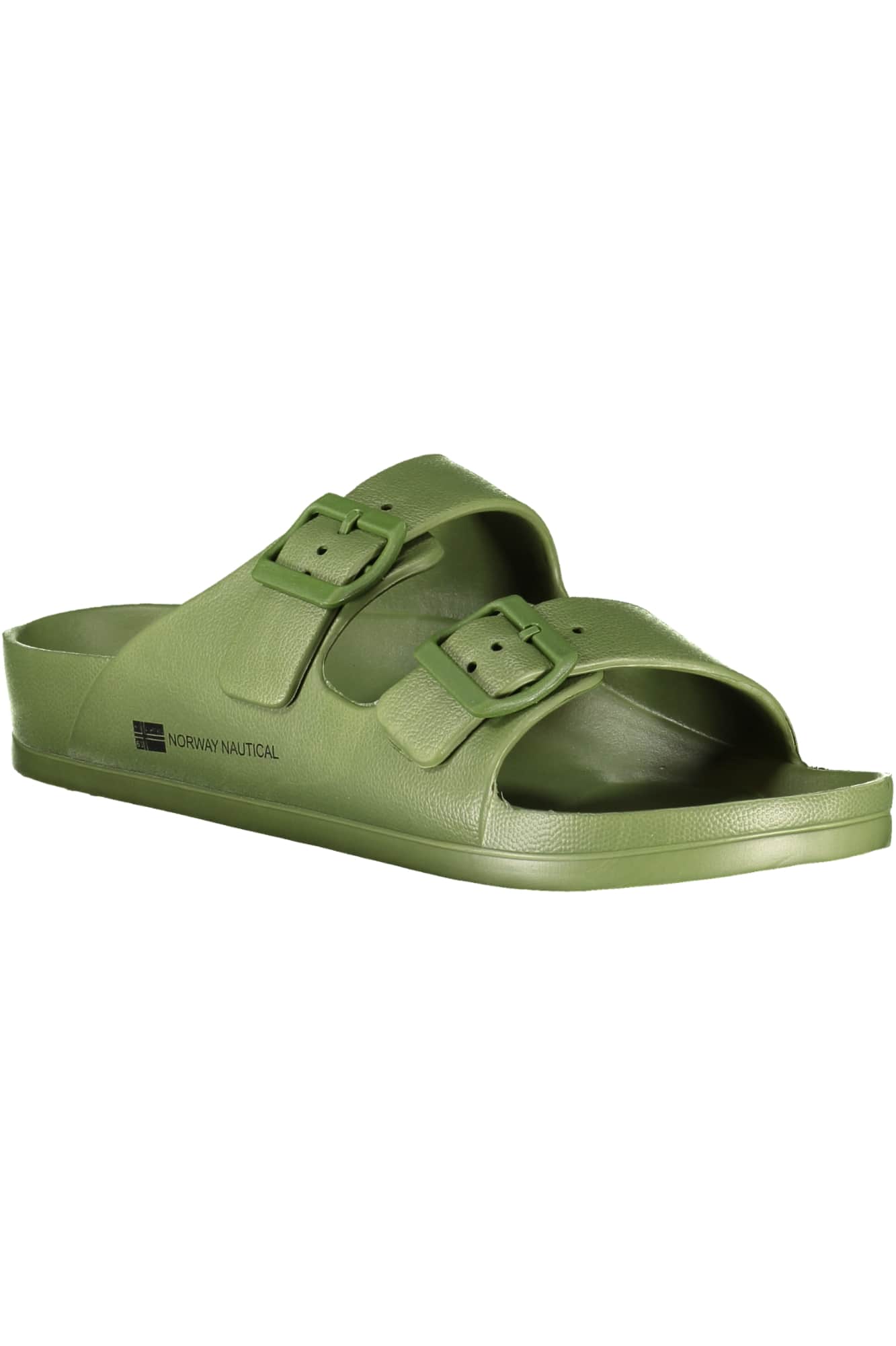 Norway 1963 hombre zapatillas de casa verde