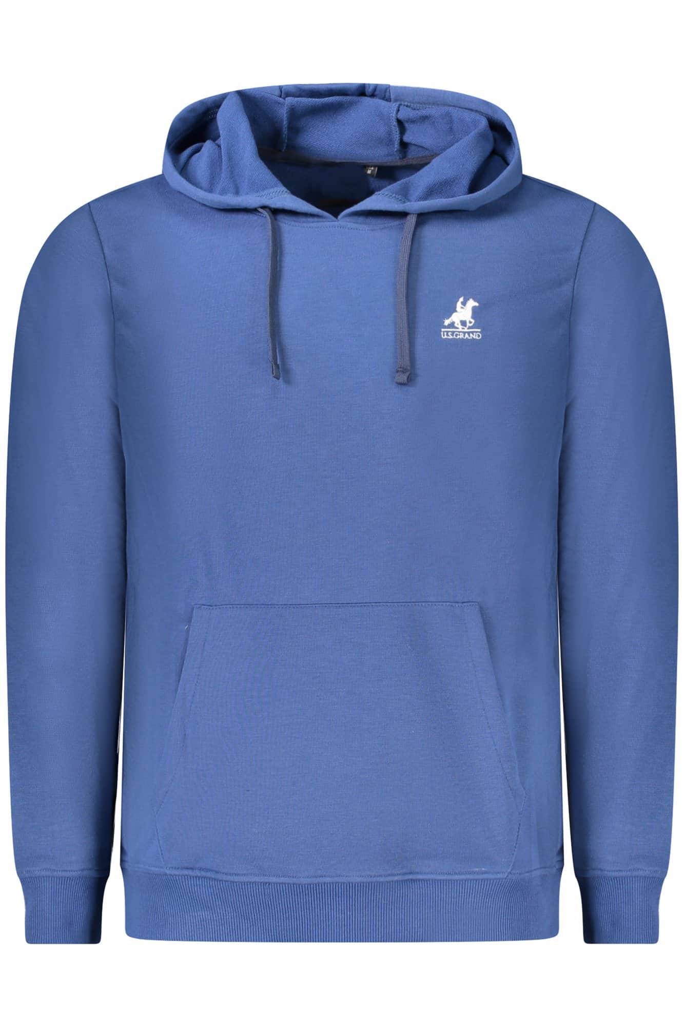 US Grand hombre blanco con cremallera sudadera