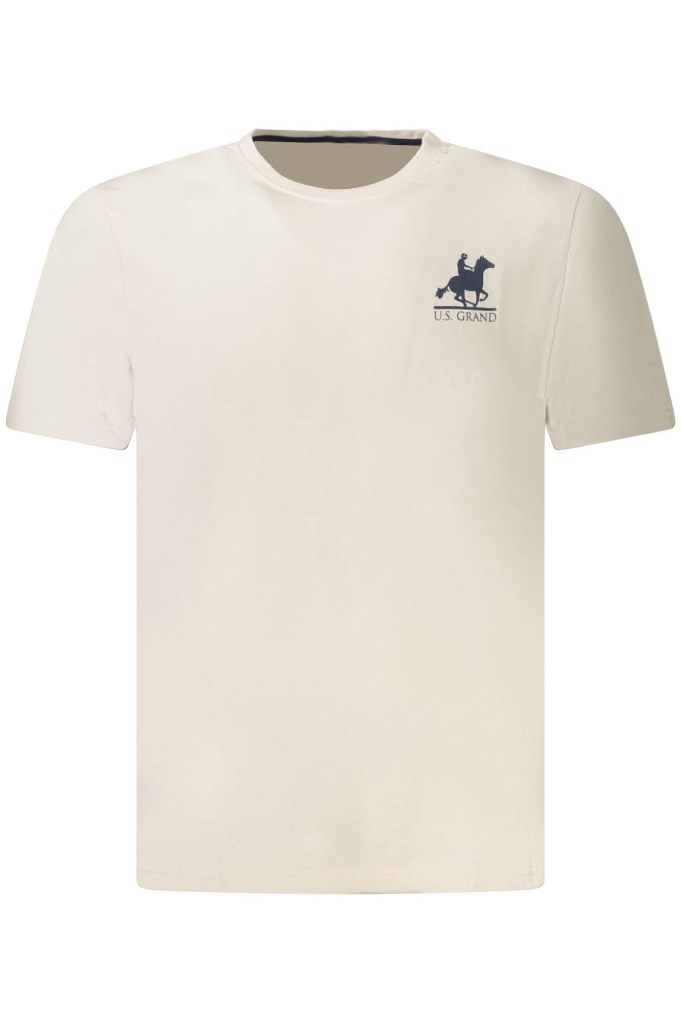 US Grand hombre manga corta t-camisa marrón