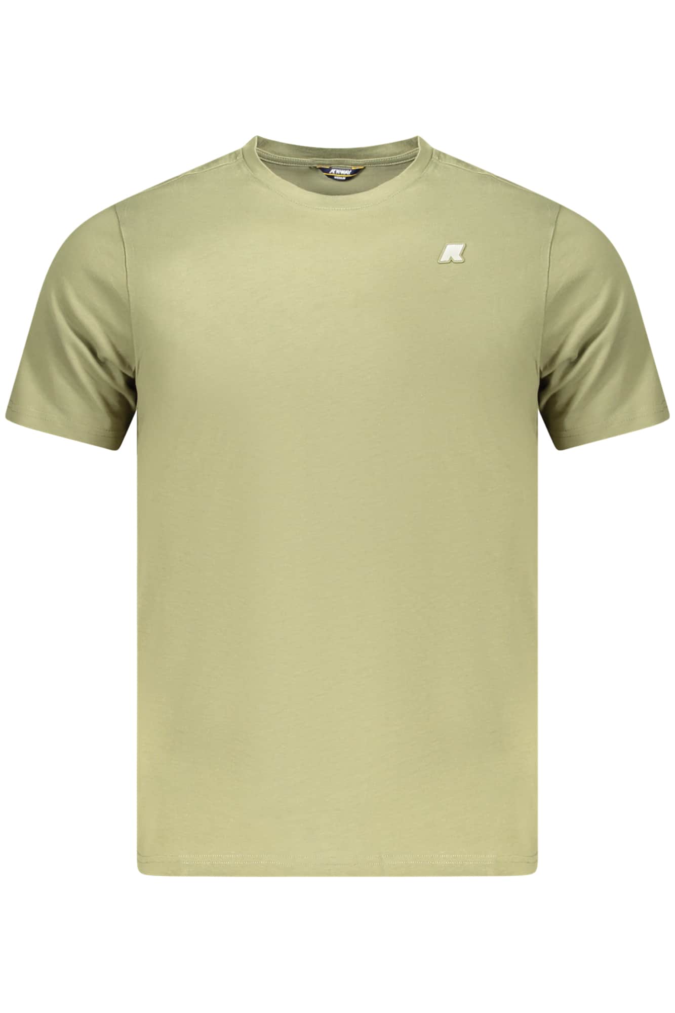 K-Way manga corta t-camisa hombre blanco
