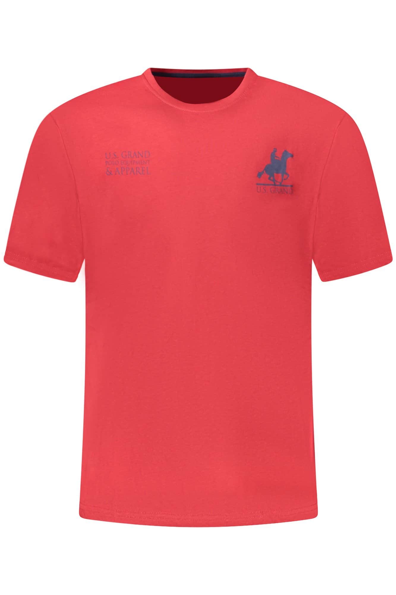US Grand hombre manga corta t-camisa azul