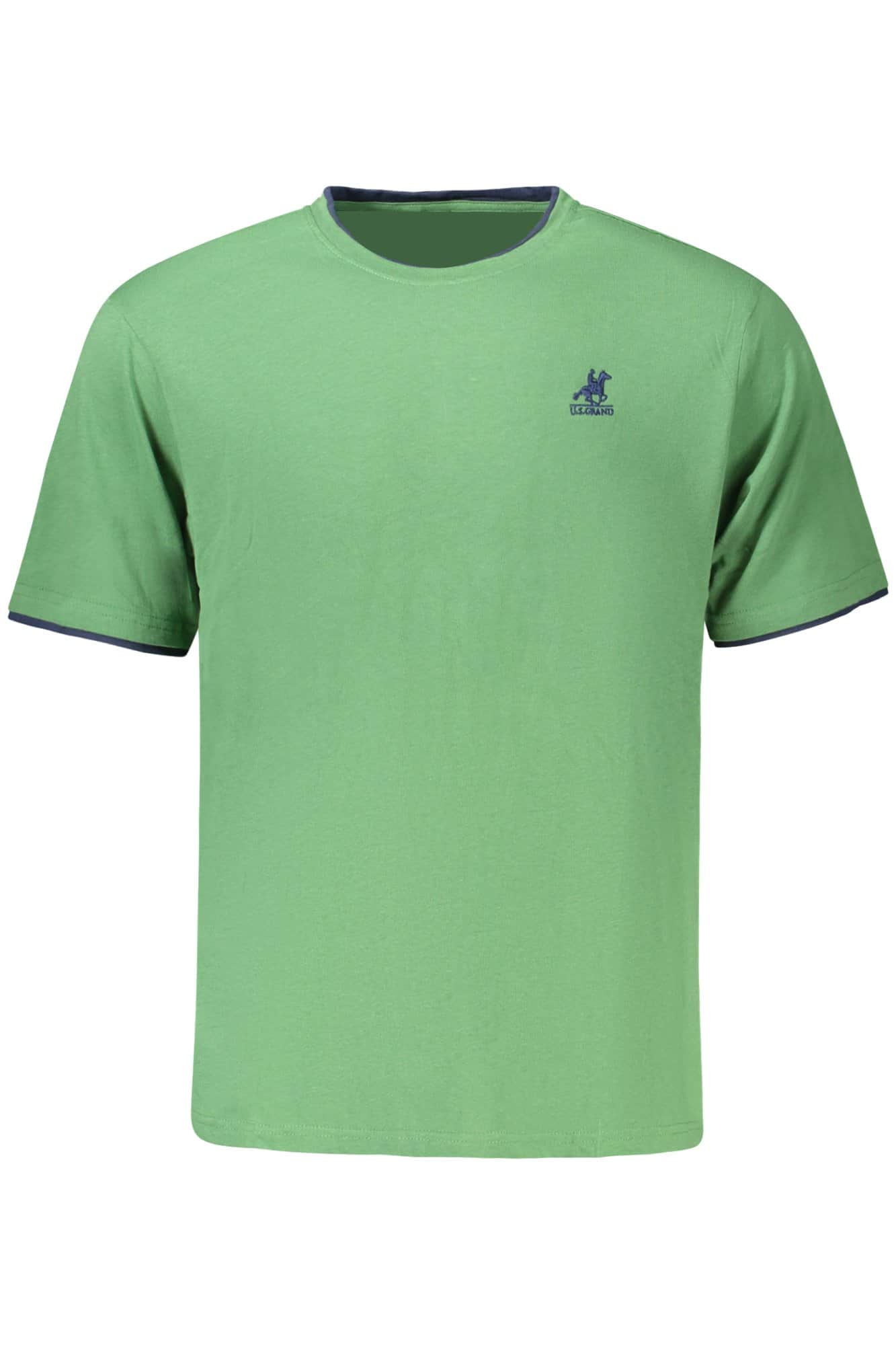 US Grand hombre manga corta verde t-camisa
