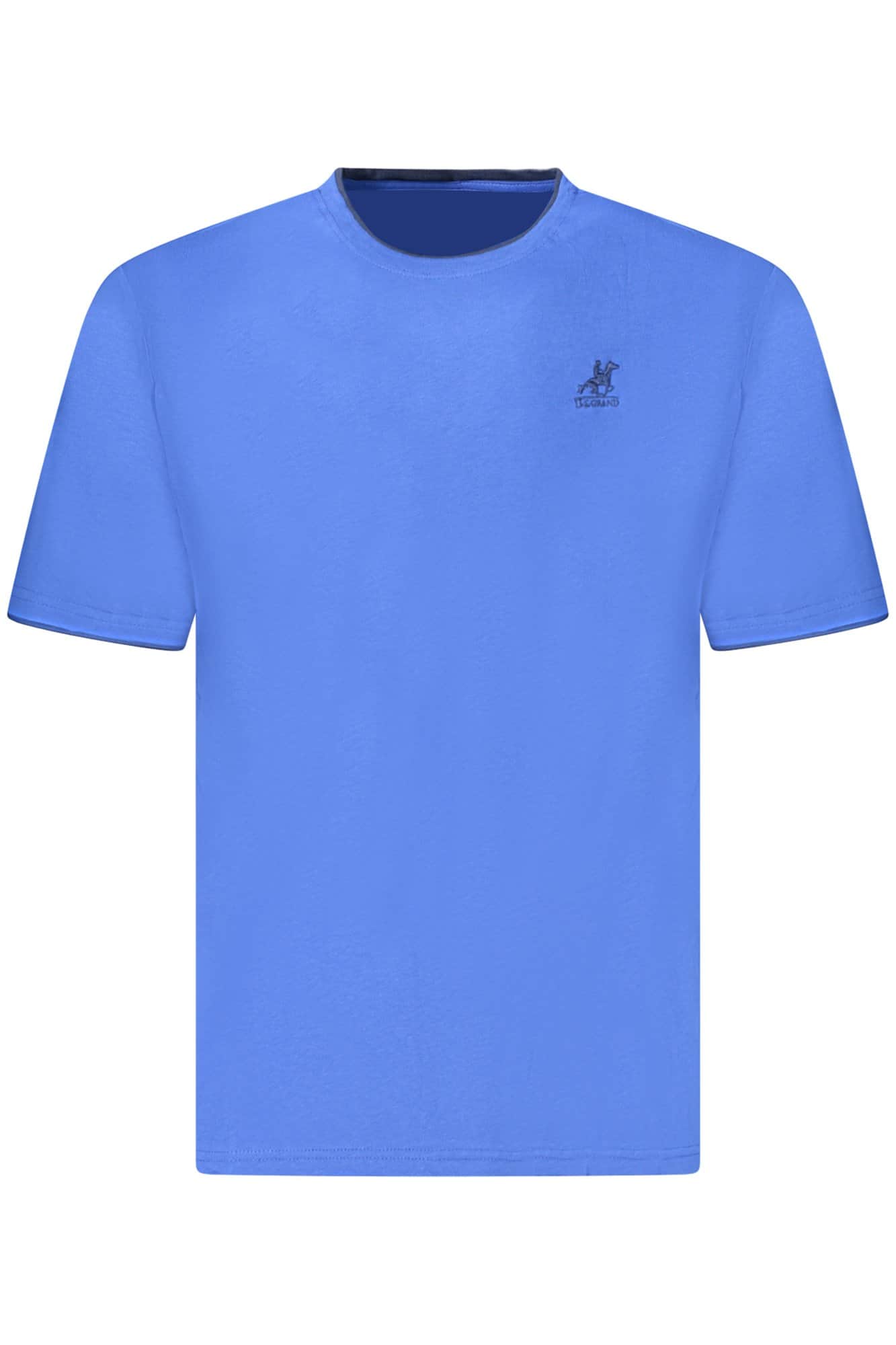 US Grand hombre manga corta t-camisa azul