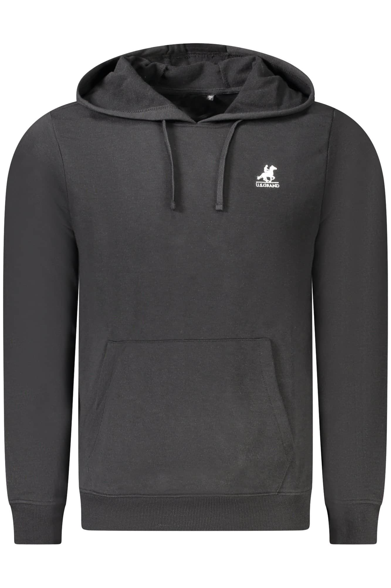 US Grand hombre blanco con cremallera sudadera